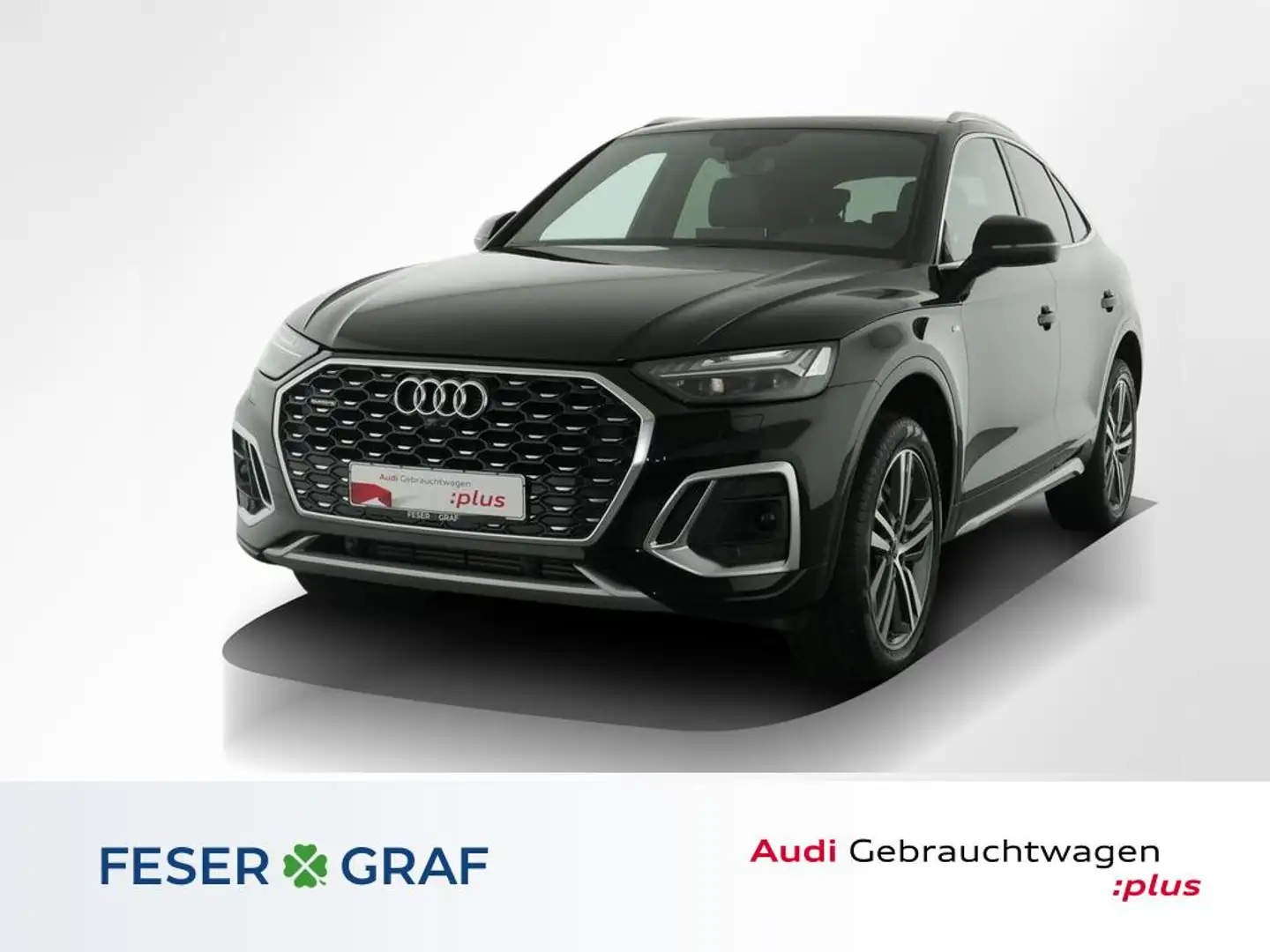 Audi Q5 Sportback 40 TFSI qu S Line Int Matrix,Leder,Navi, Schwarz - 1