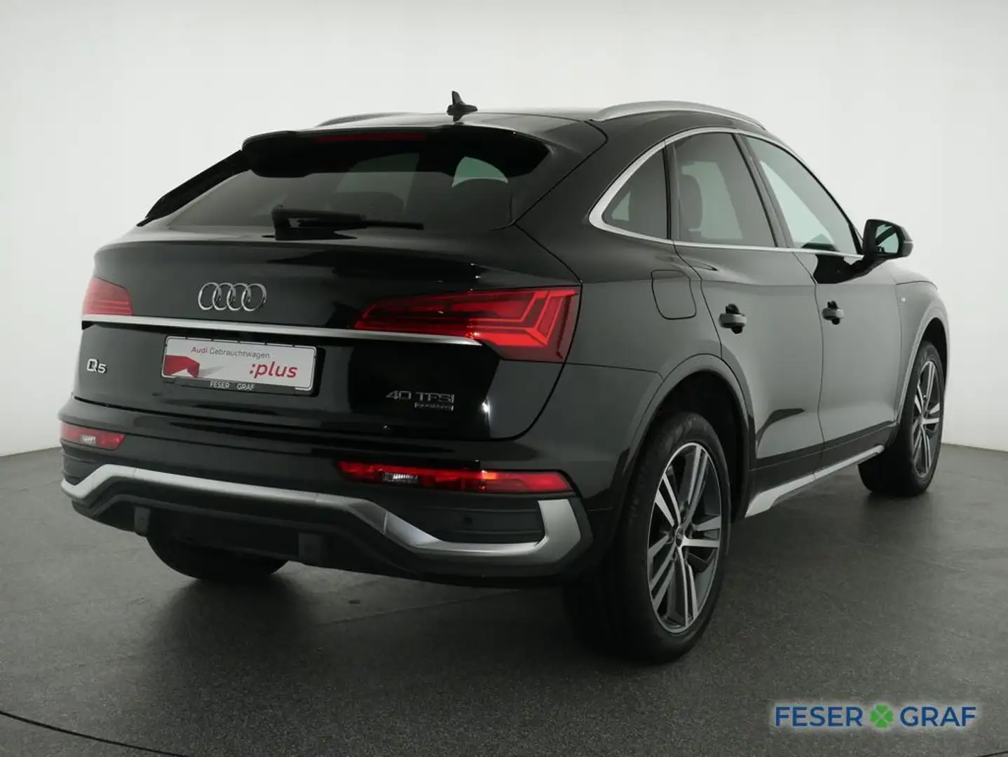 Audi Q5 Sportback 40 TFSI qu S Line Int Matrix,Leder,Navi, Schwarz - 2