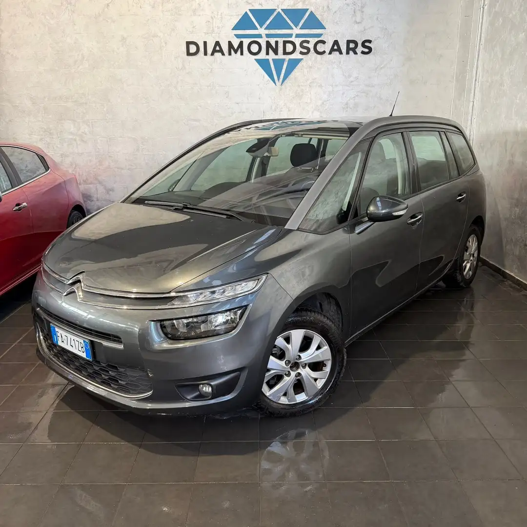 Citroen Grand C4 Picasso BlueHDi 120 7 POSTI NEOPATENTATI Grigio - 1