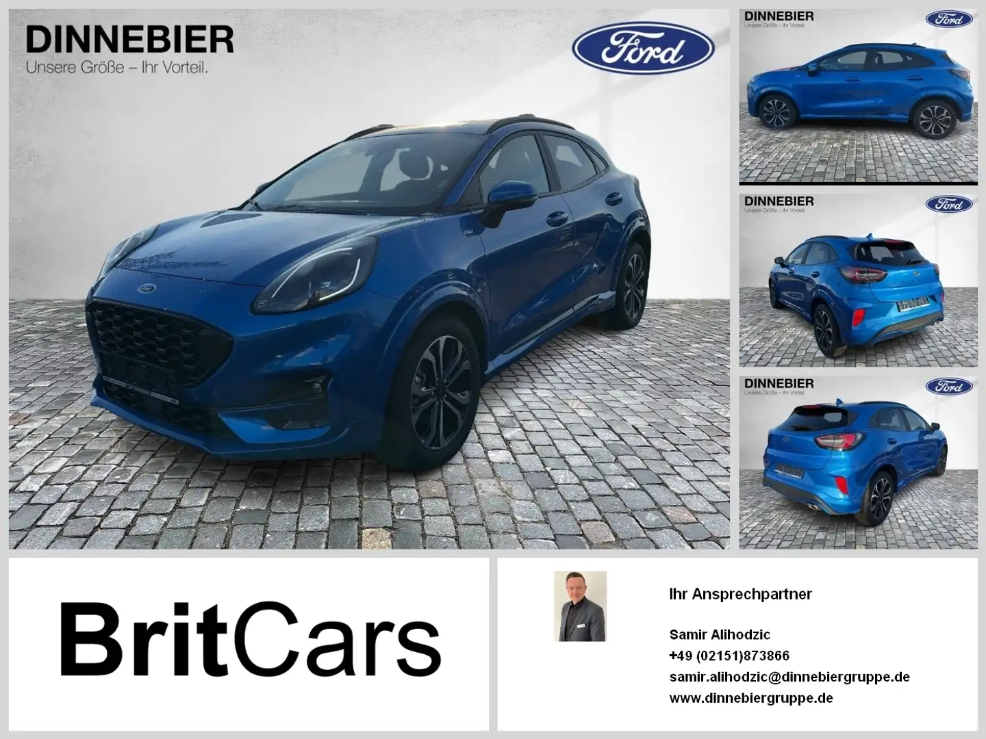 Ford Puma ST-Line X LED+Navi+Kamera+Winterpaket Blau - 1
