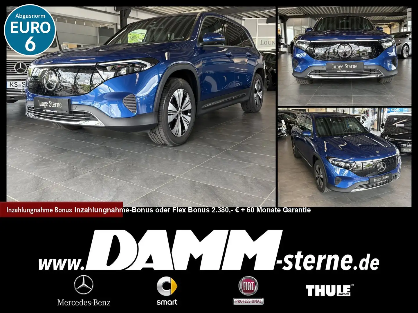 Mercedes-Benz EQB 300 EQB 300 4M Progr./7-Sitze/MEMORY/360°/FAP/+ Flex Blau - 1