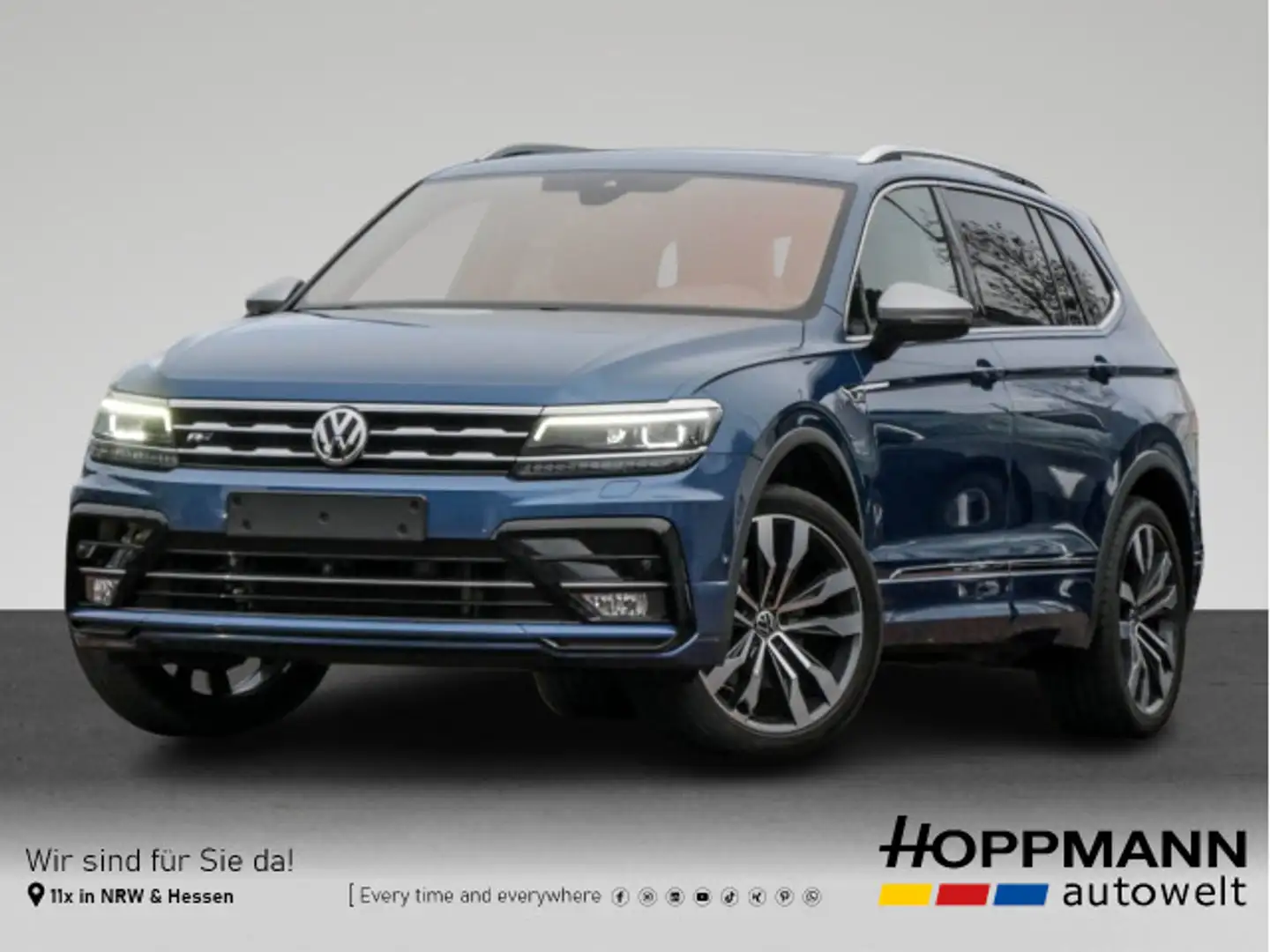 Volkswagen Tiguan Allspace 2.0 TDI Highline 4Motion ACC DCC Blau - 1