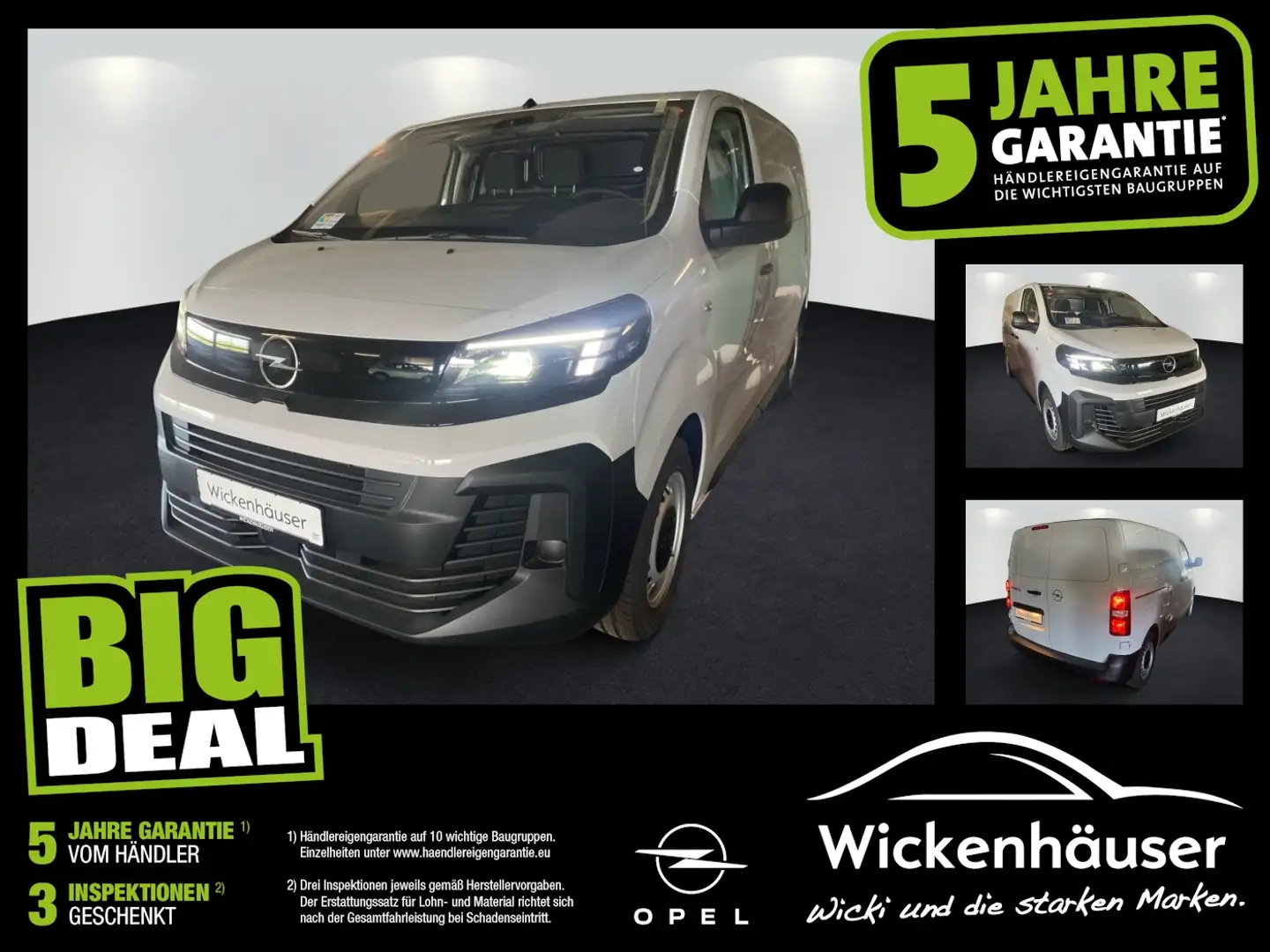Opel Vivaro Kasten 1.5 (L2) Edition M PDC Klim BT Weiß - 1