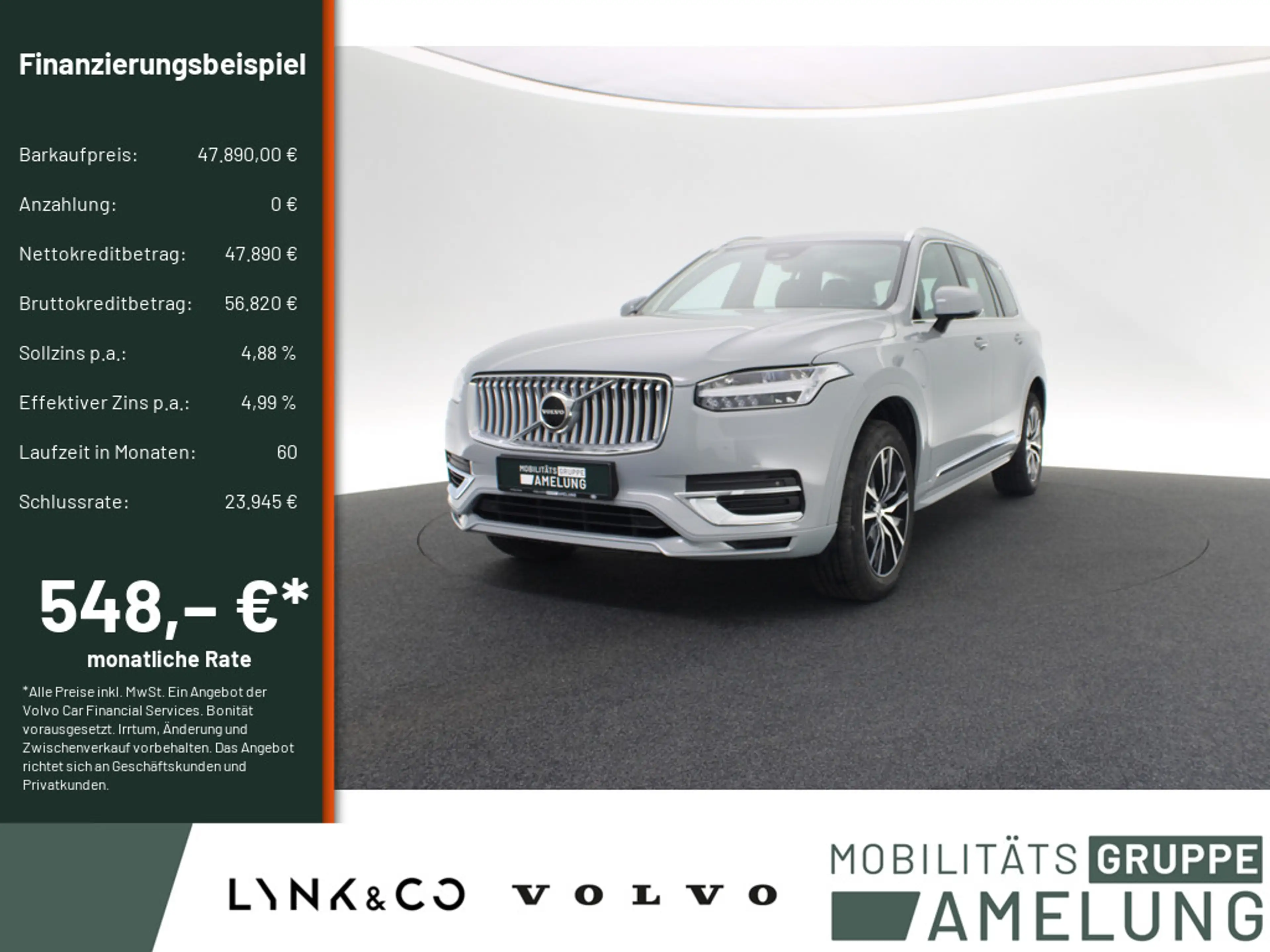 Volvo XC90 T8 AWD Plug-in Hybrid Core STANDHZ ACC