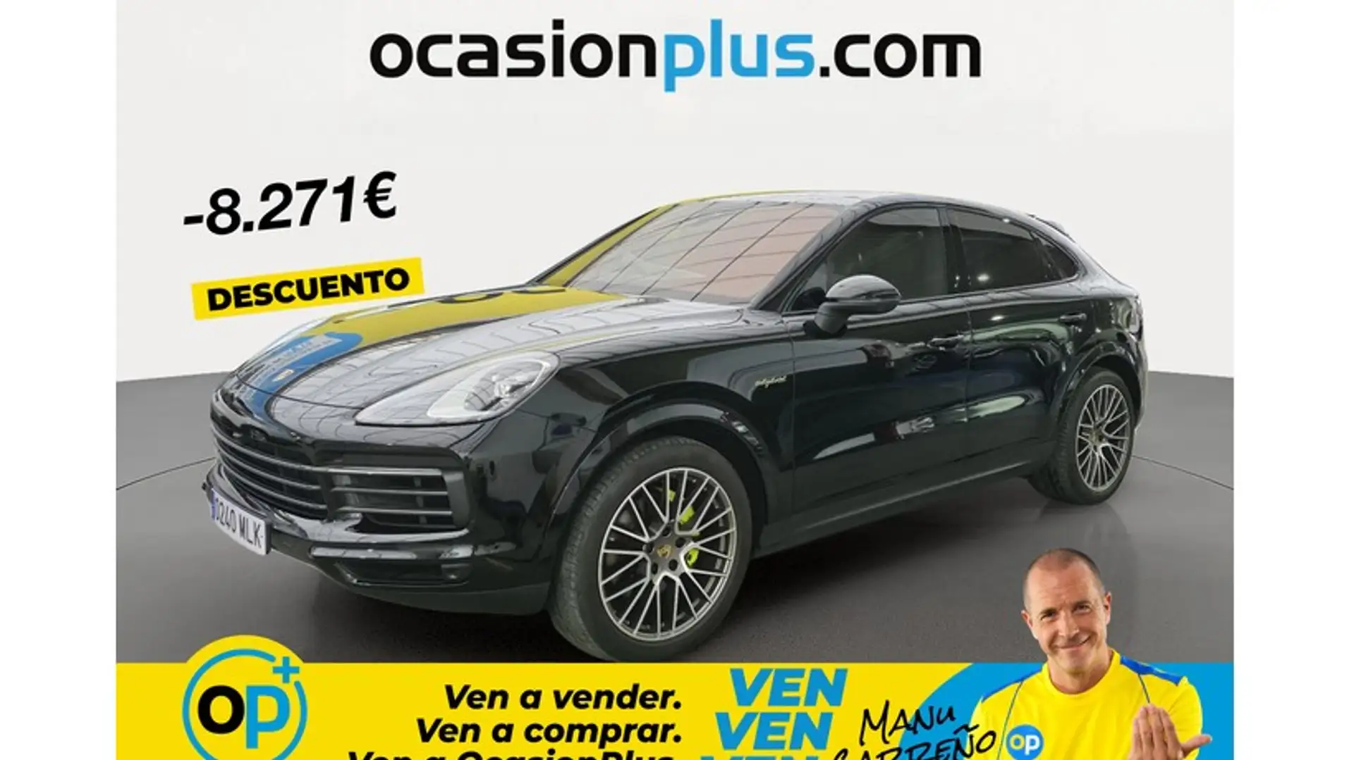 Porsche Cayenne E-Hybrid Platinum Edition Coupé Aut. Negro - 1
