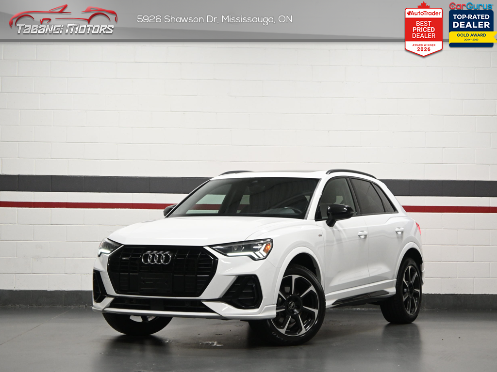 2024 Audi Q3 Progressiv S-Line Black Optics No Accident Ambien