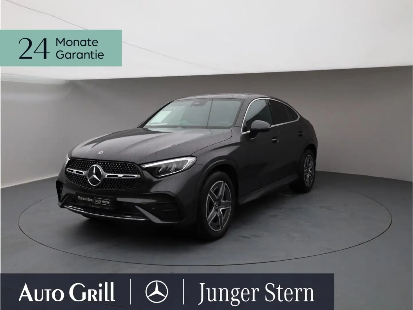 Mercedes-Benz GLC 300 4M Coupé AMG Pano AHK Distronic oD 360 Grau - 2