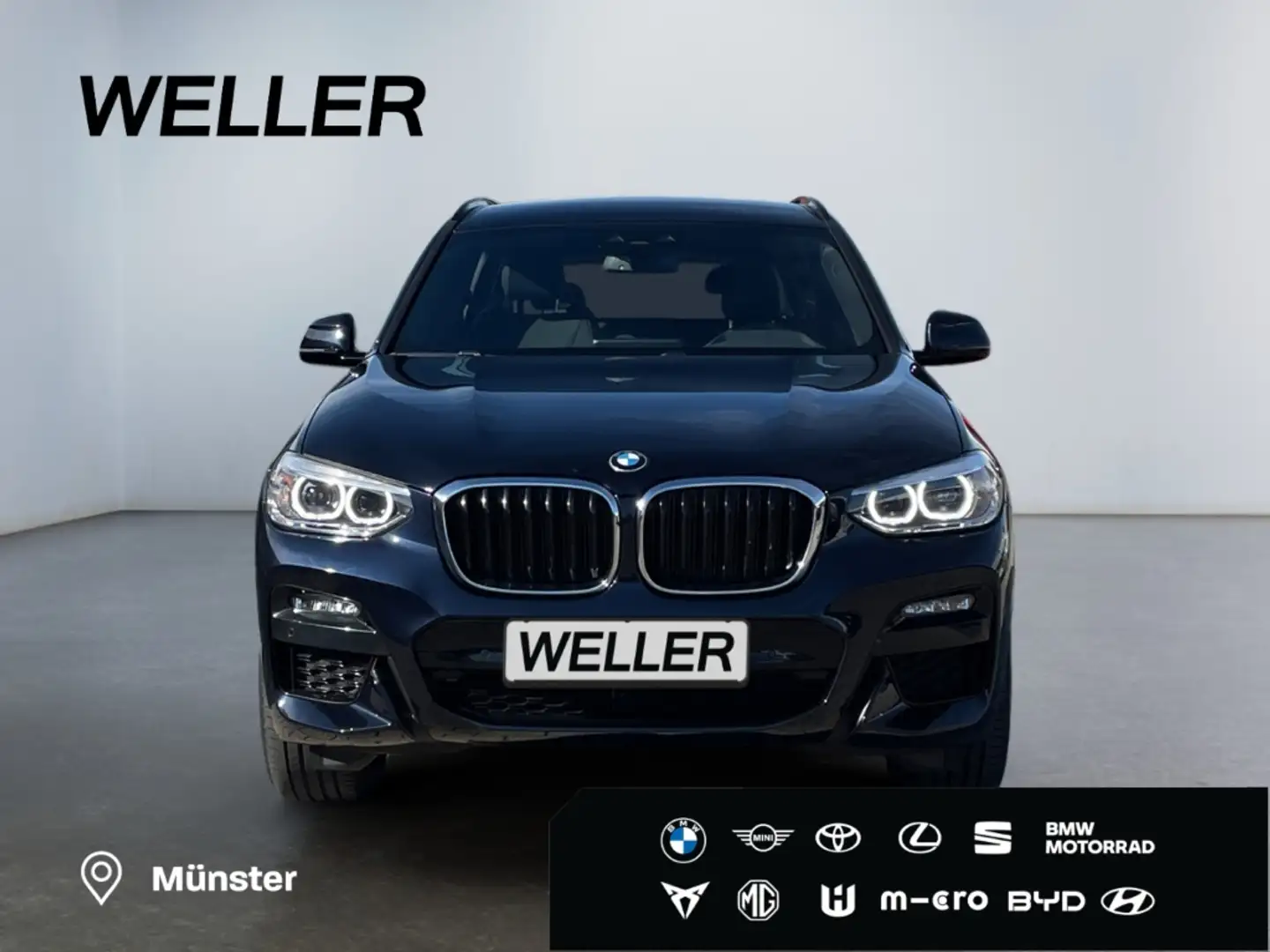 BMW X3 xDrive20d M Sport *LED*PDC*Navi*SHZ*CarPlay* Noir - 2