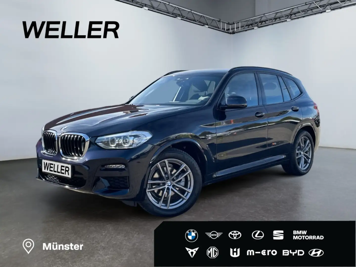 BMW X3 xDrive20d M Sport *LED*PDC*Navi*SHZ*CarPlay* Noir - 1