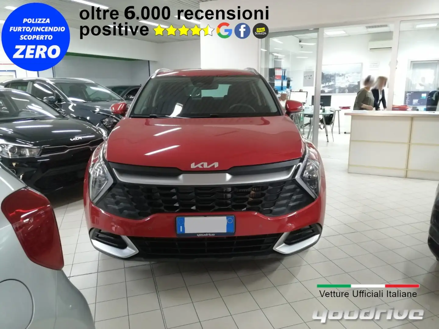 Kia Sportage 1.6 TGDi GPL Business Rosso - 1