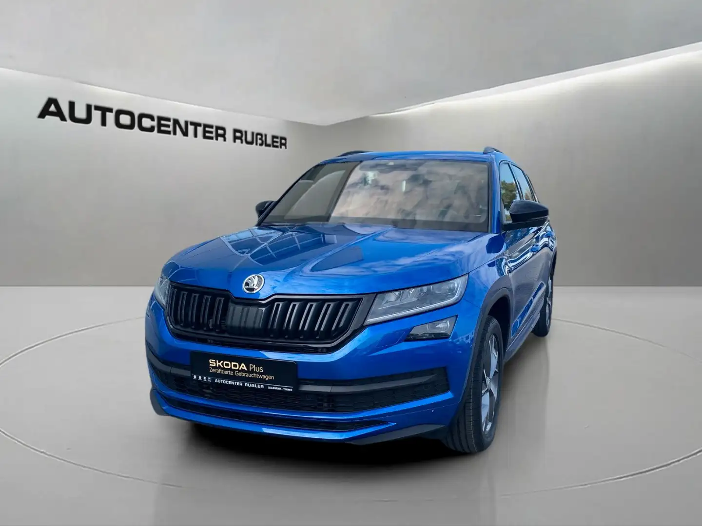 Skoda Kodiaq Sportline 2.0 TDI 4x4 AHK,ACC,KAMERA,NAVI Blau - 1