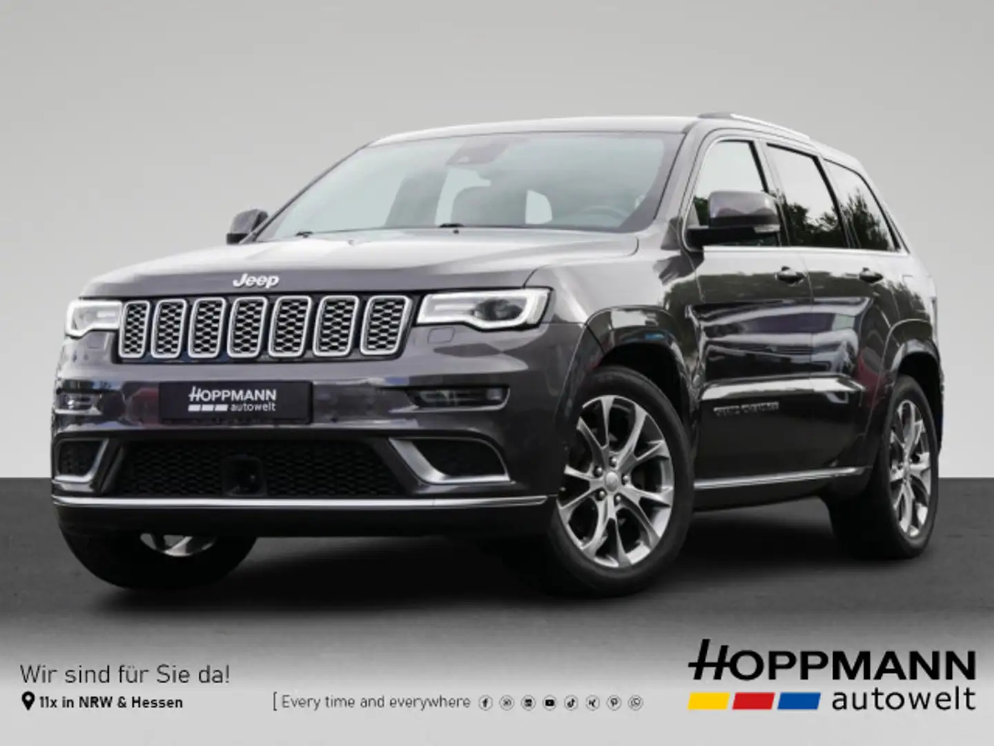 Jeep Grand Cherokee 3.0 CRD Summit AHK LEDER PANORAMA Gris - 1