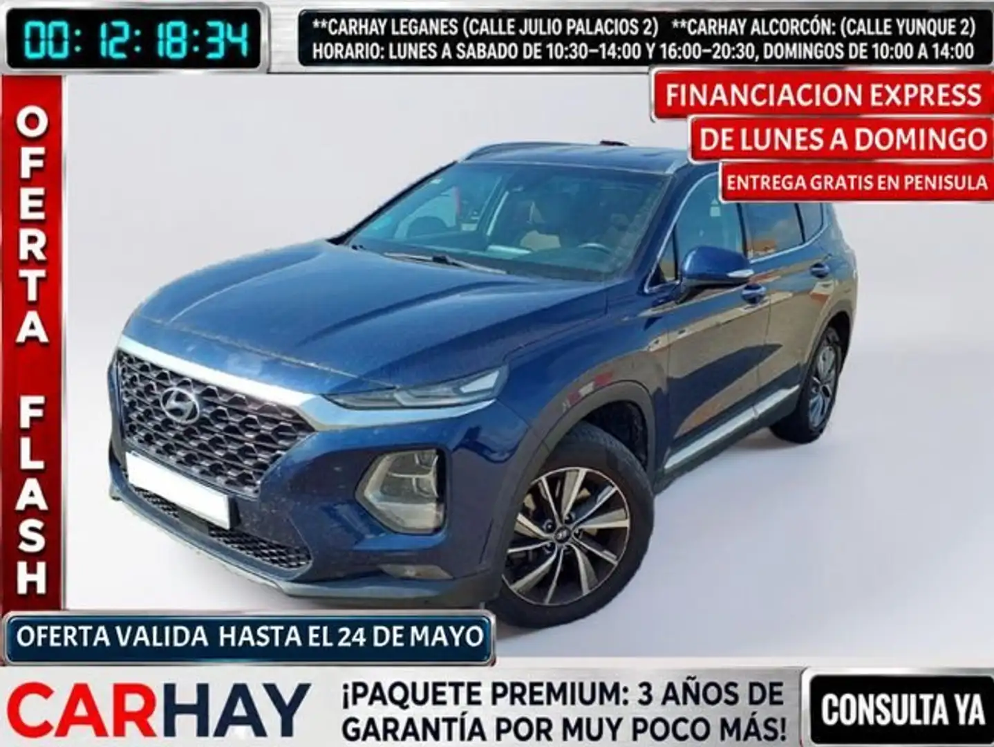 Hyundai SANTA FE Tm 2.2CRDi Klass SR 4x2 Azul - 1