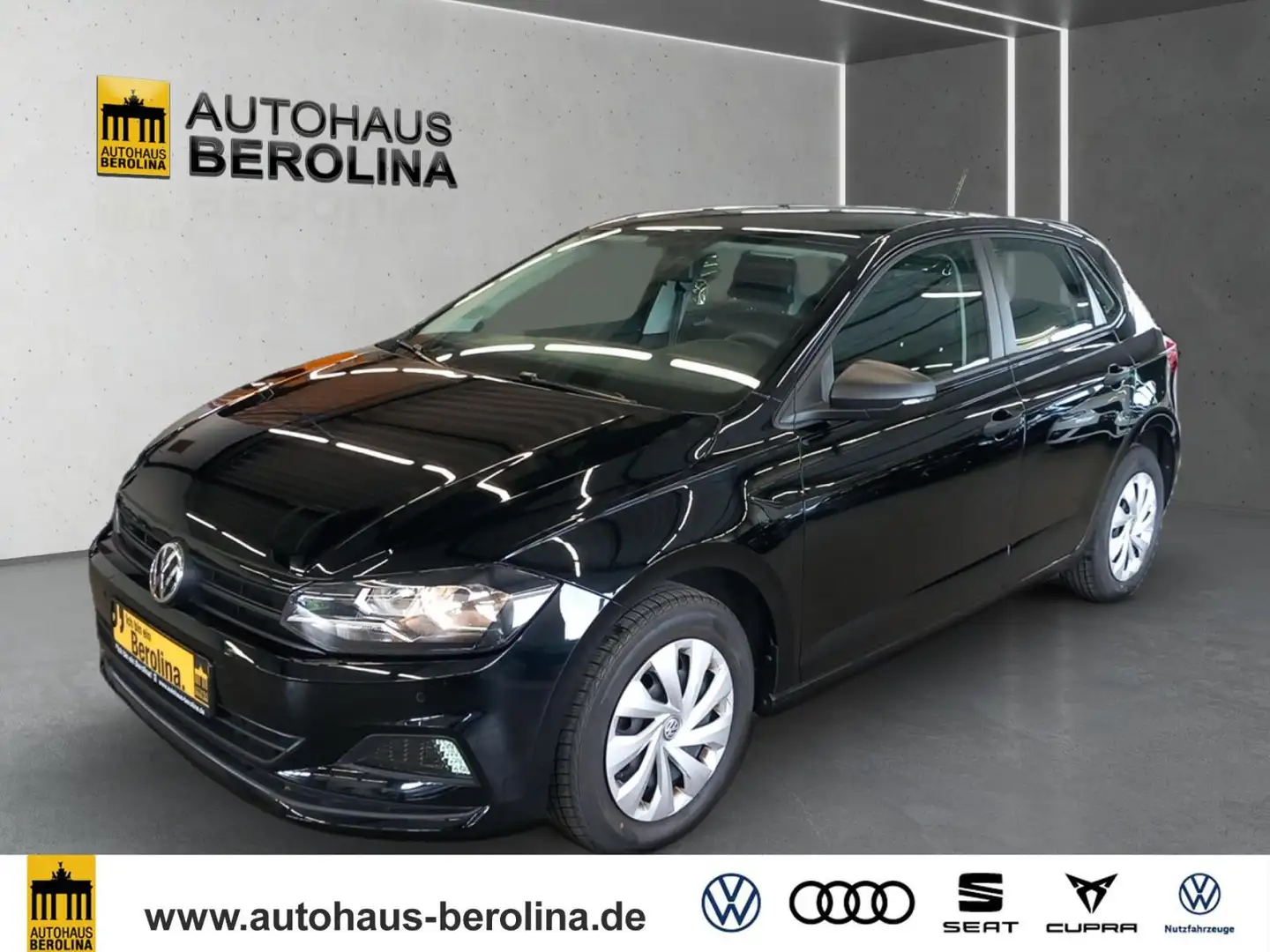Volkswagen Polo 1.0 Trendline *PDC*SHZ*KLIMA* Zwart - 2