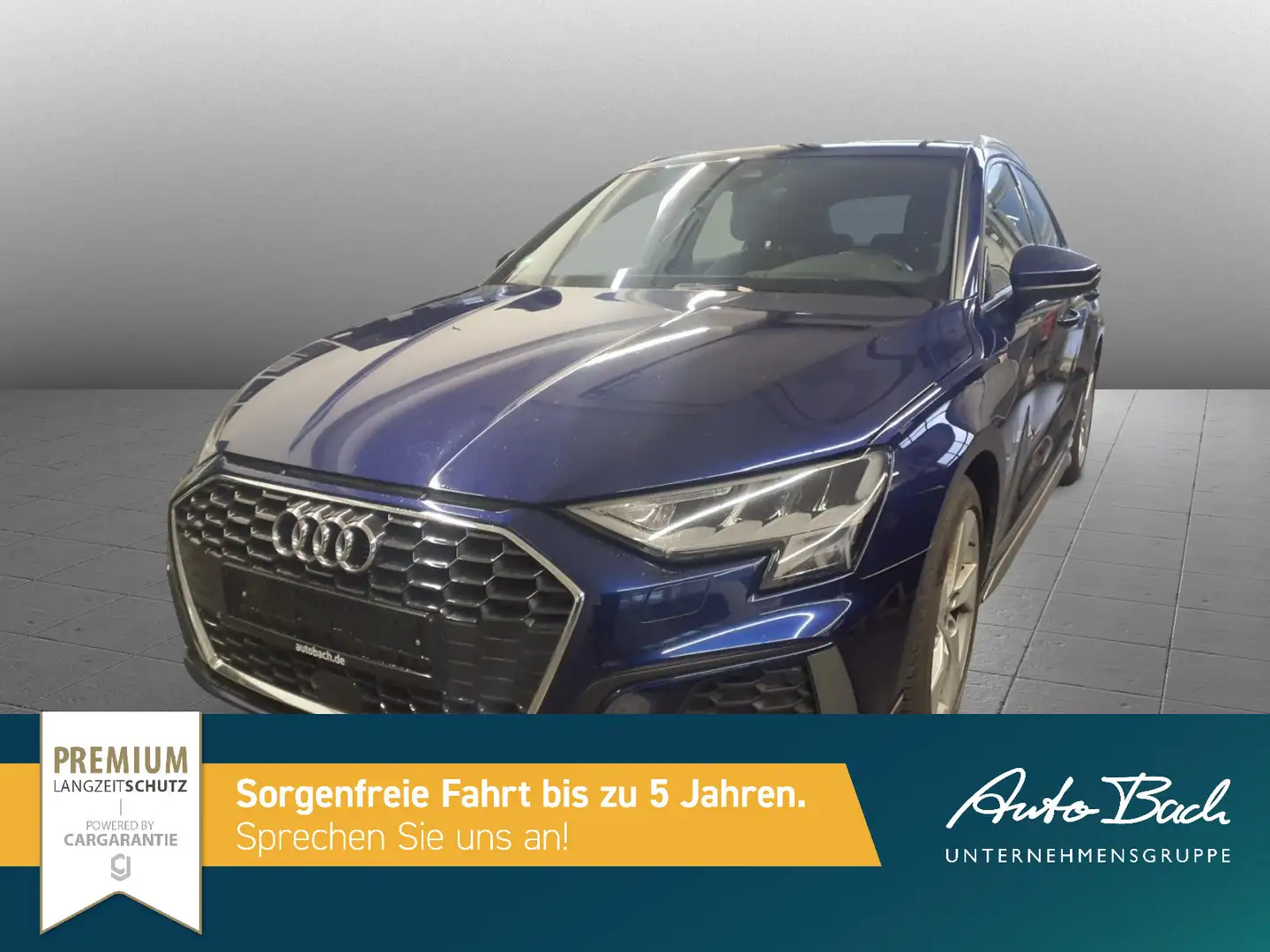 Audi A3 S line 35TDI Stronic Navi LED GRA E Blau - 2