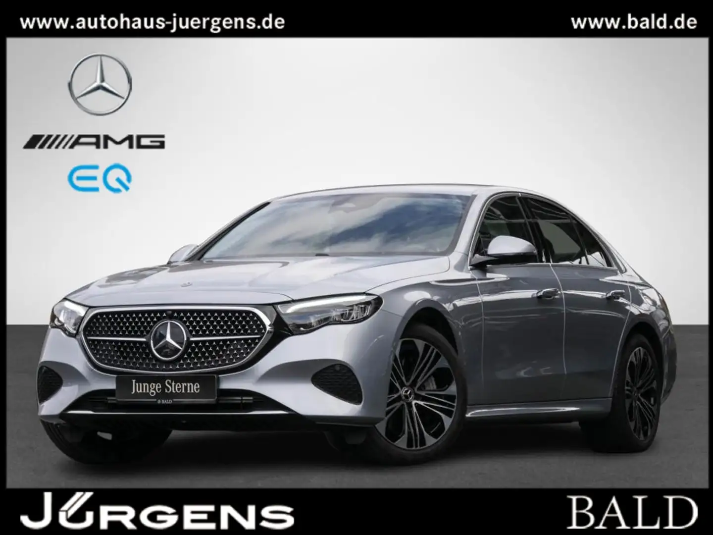 Mercedes-Benz E 300 de Avantgarde/Distr/LED/Cam/Totw/Keyl/19" Argent - 1