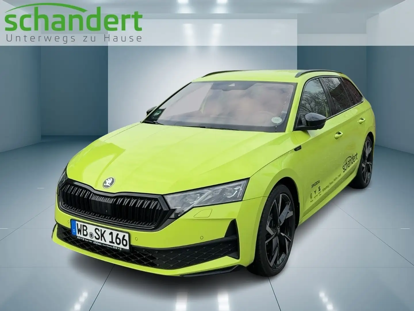 Skoda Octavia Combi 1.5 TSI Sportline DSG LED Navi Klimaautoma Grün - 1