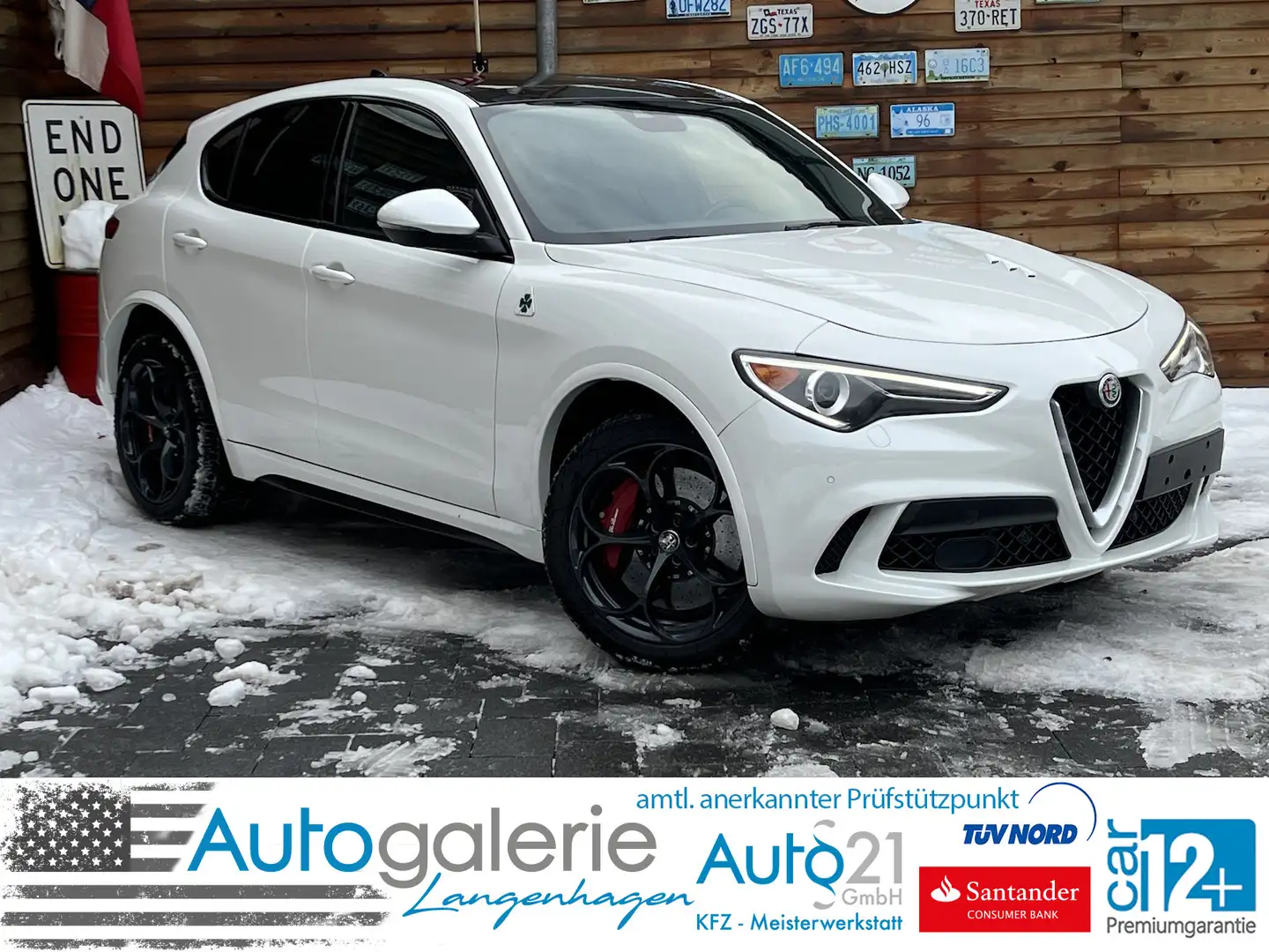 Alfa Romeo Stelvio Quadrifoglio Q4 AWD Carbon BREMBO CCM Weiß - 1