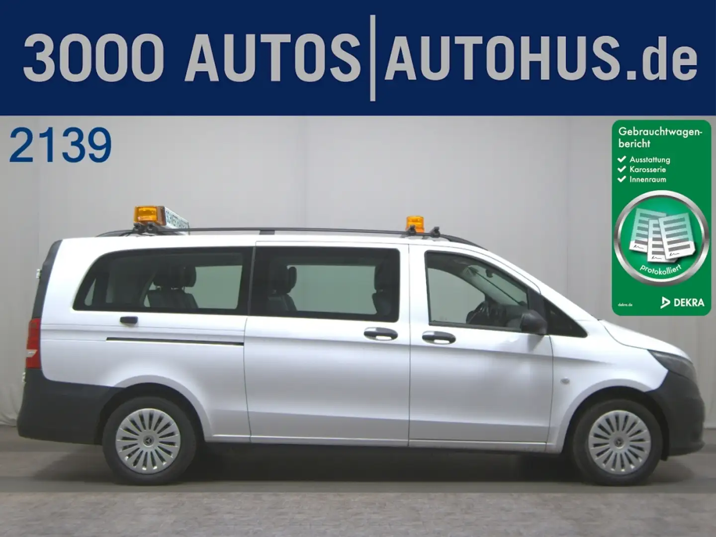 Mercedes-Benz Vito Tourer 114 CDI extralang 8-Sitze Leder Navi Weiß - 1