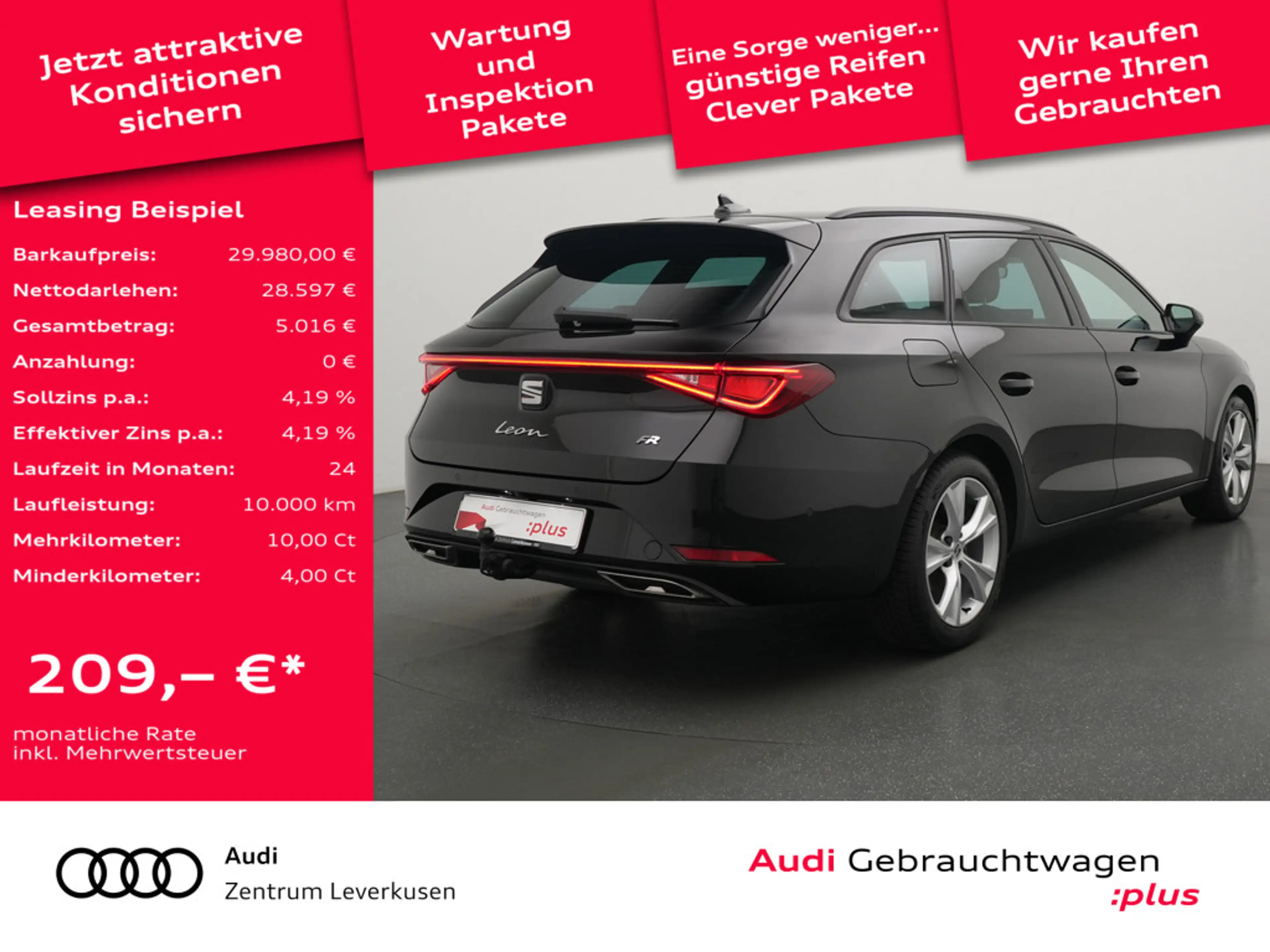 SEAT Leon ST FR DSG AHK ACC NAVI VIRT KAM LEDER SH — photo 2
