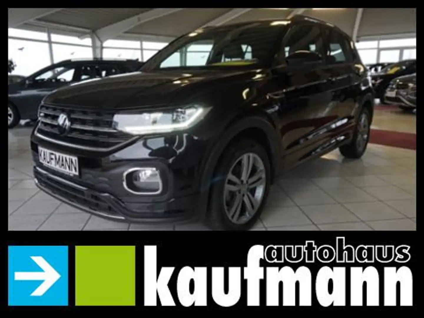 Volkswagen T-Cross T-CROSS 1,0 TSI DSG 110 PS R-LINE ACC KAMERA SHZ Schwarz - 1