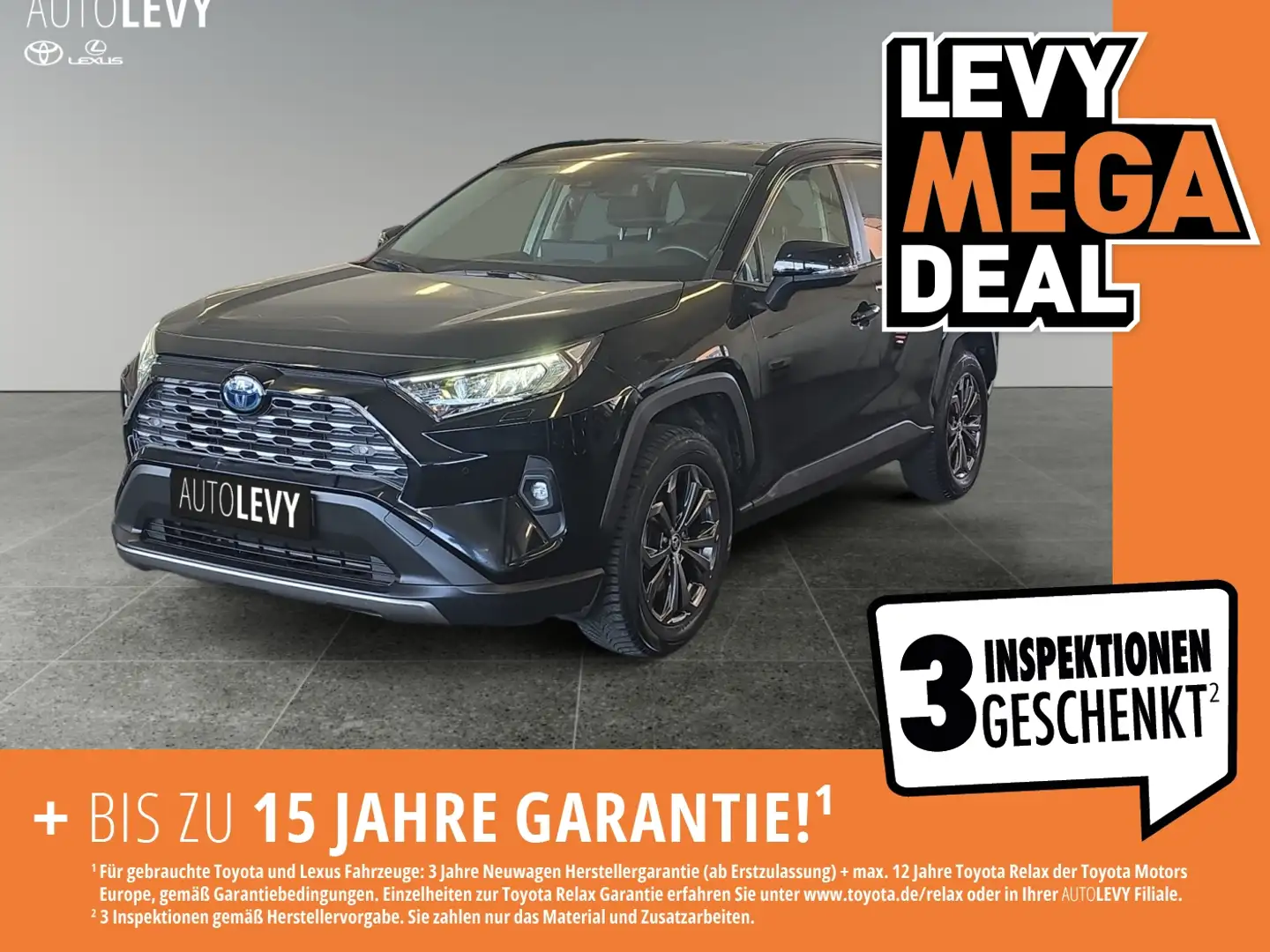 Toyota RAV 4 Hybrid 4x4 Team D *Carplay Černá - 1