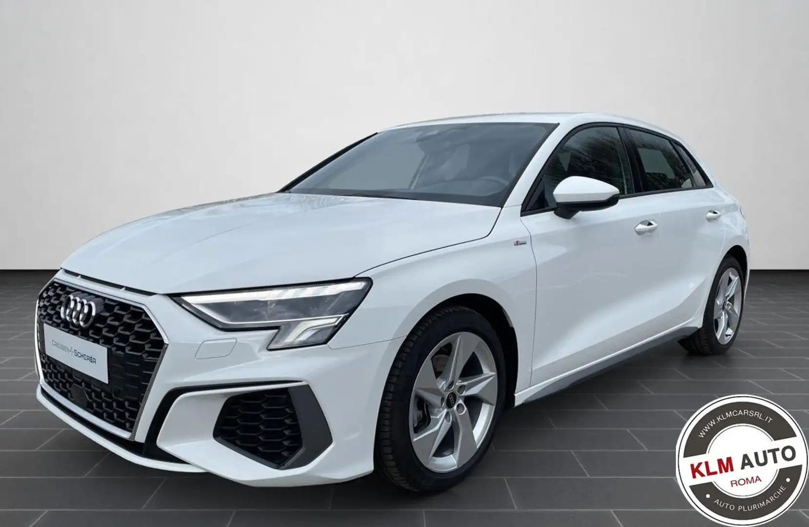 Audi A3 SPB 35 TDI S LINE S TRONIC Fari Matrix + Virtual Bianco - 1