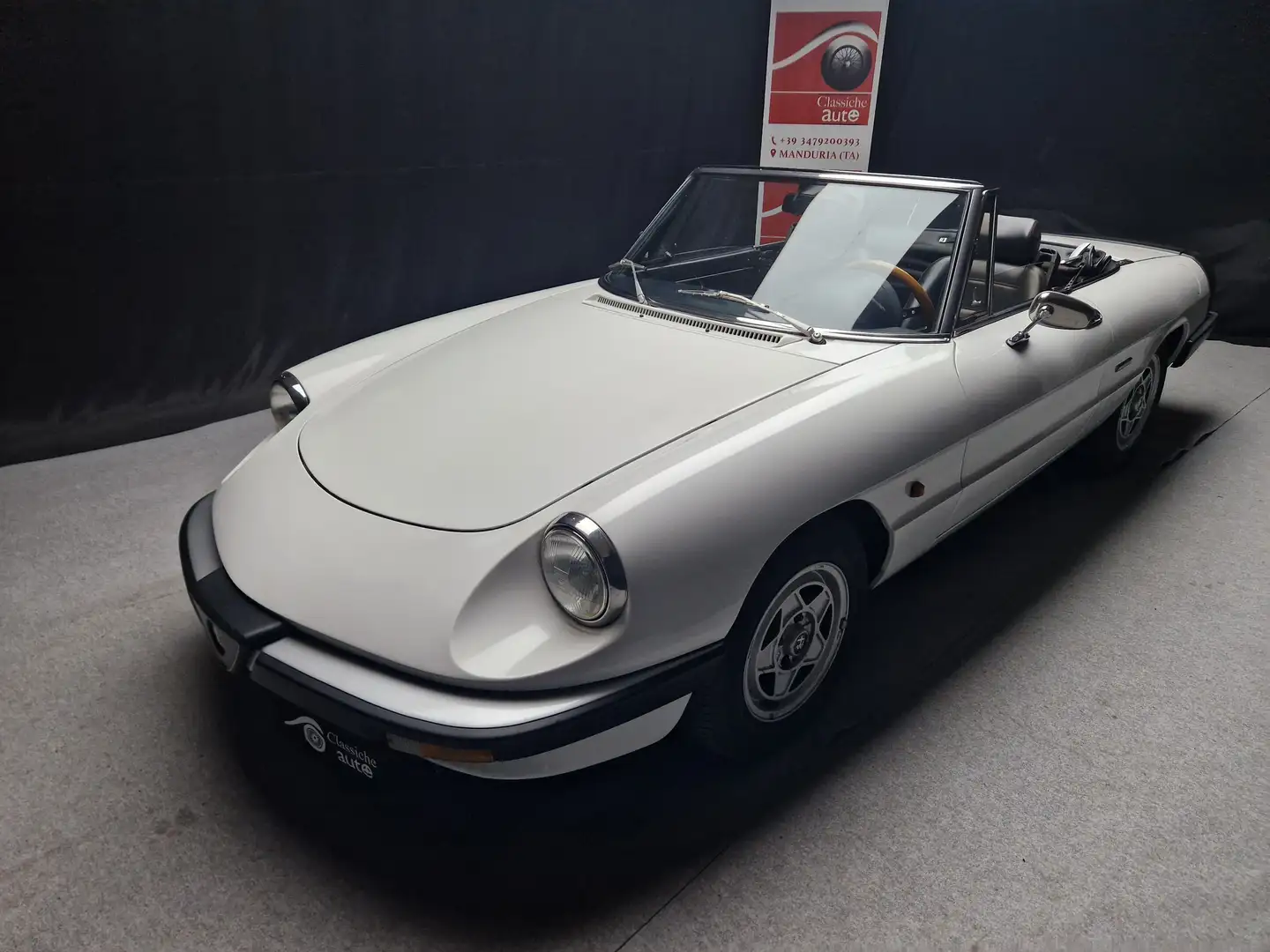 Alfa Romeo Spider Spider 2.0 Veloce ASI con CRS Blanc - 1