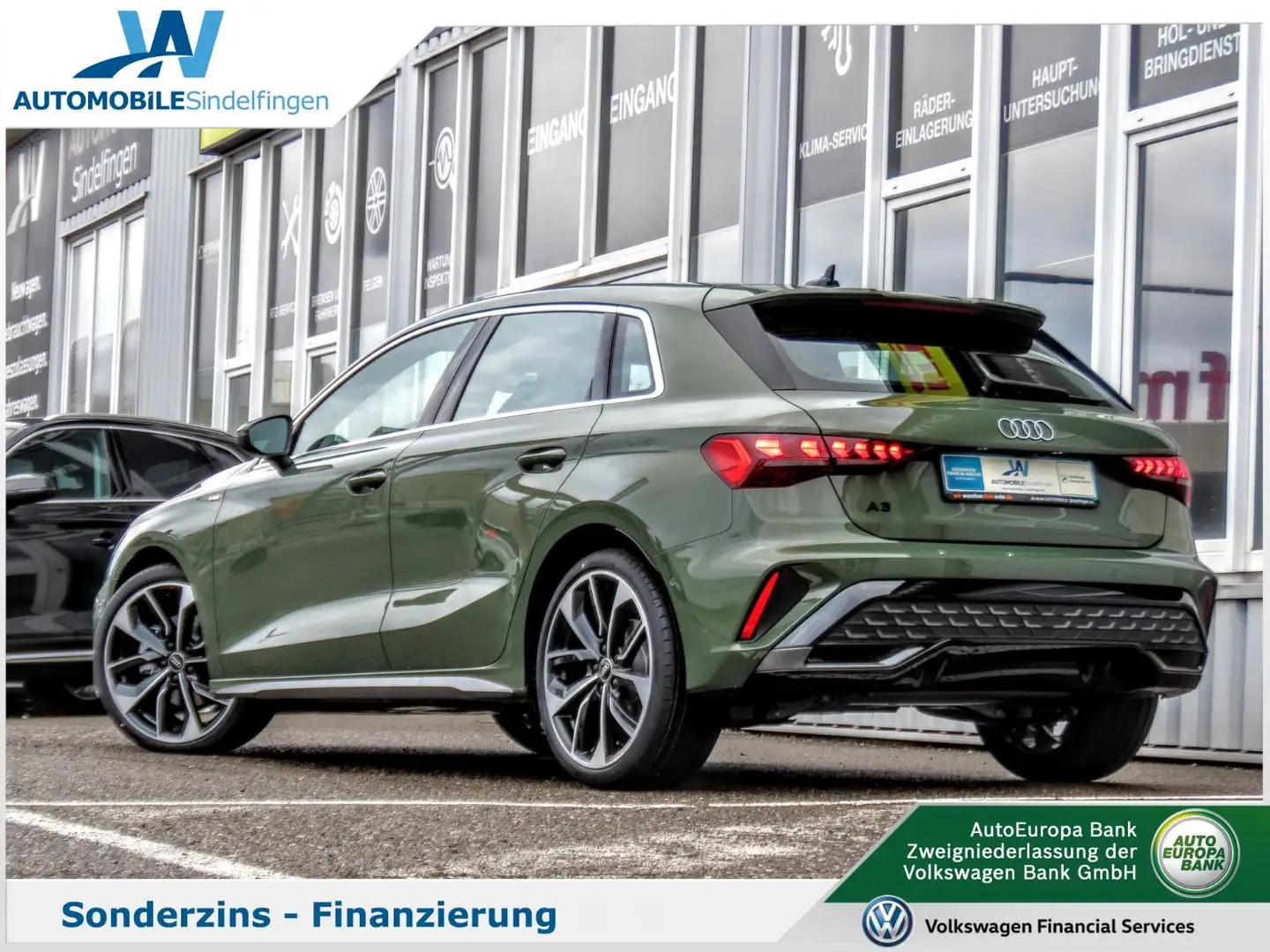 Audi A3 Sportback 35TFSI 2x S line MATRIX PANO 19"ALU Verde - 2