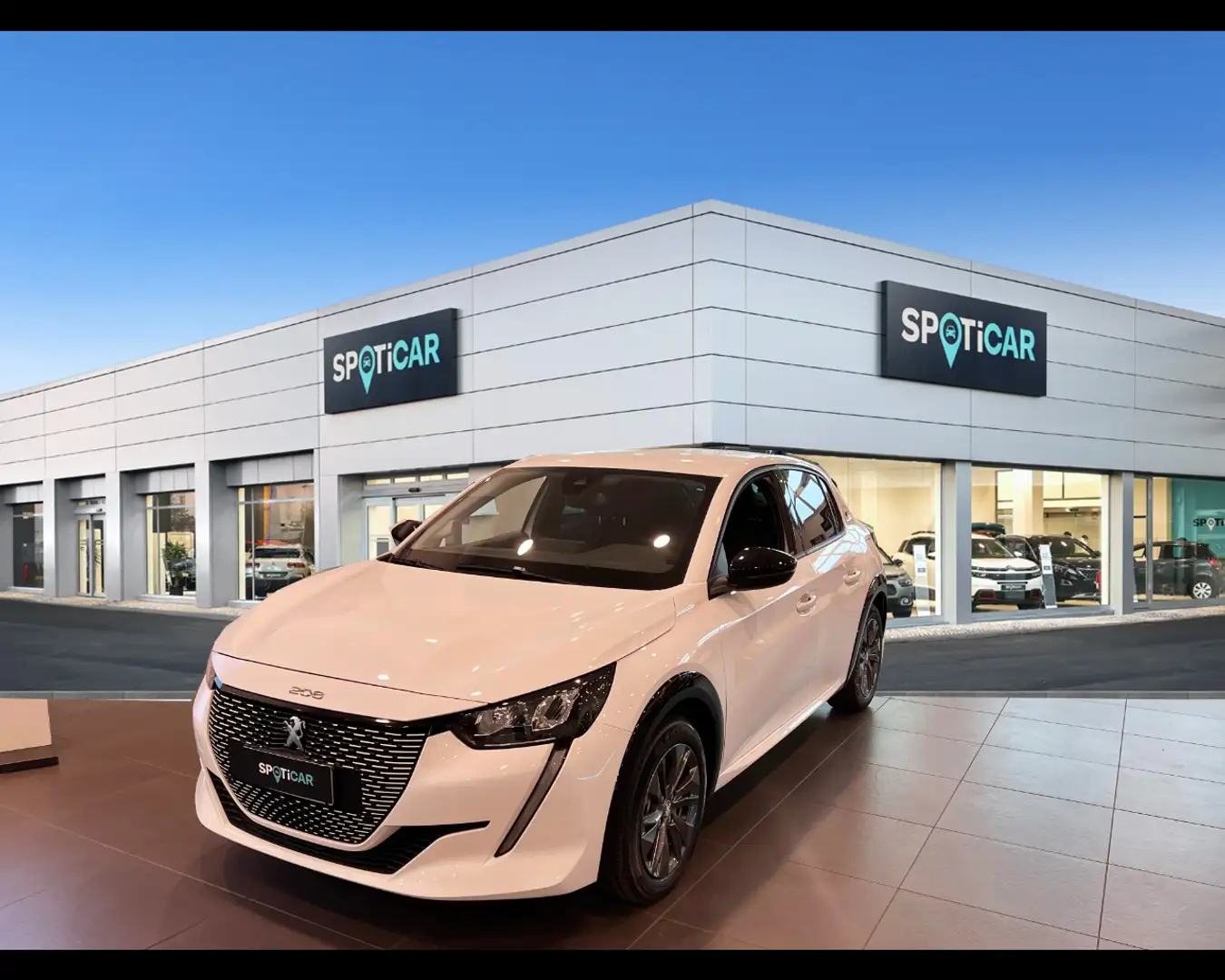 Peugeot e-208 5 Porte 100kW  Allure Pack Bianco - 1