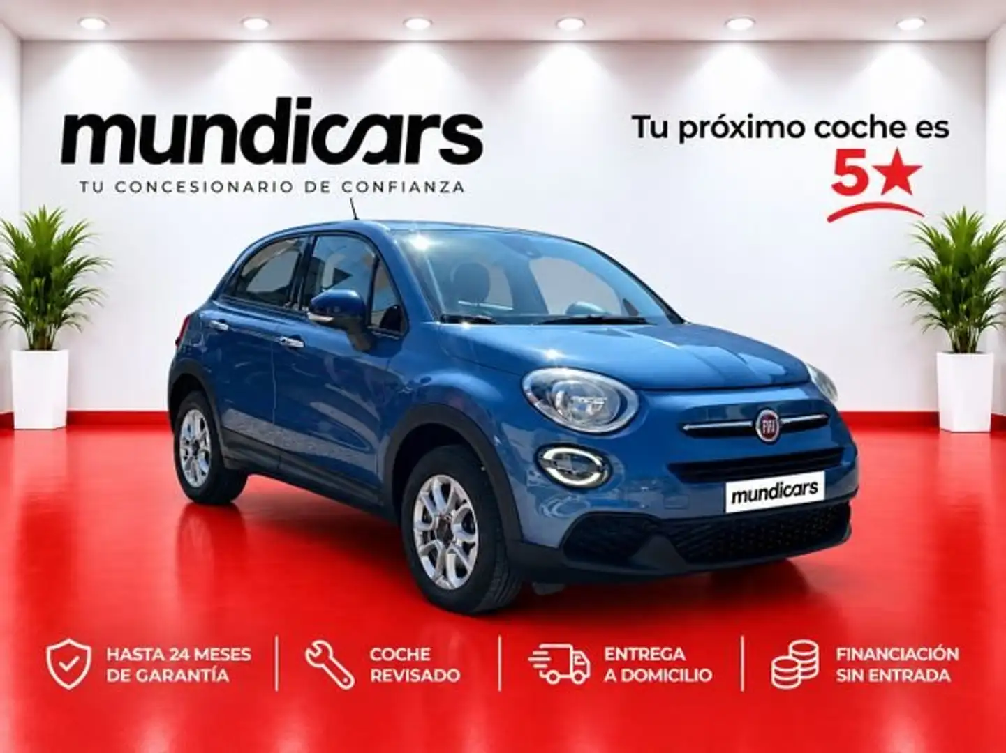 Fiat 500X 1.6 E-Torq S&S Urban 4x2 Azul - 1