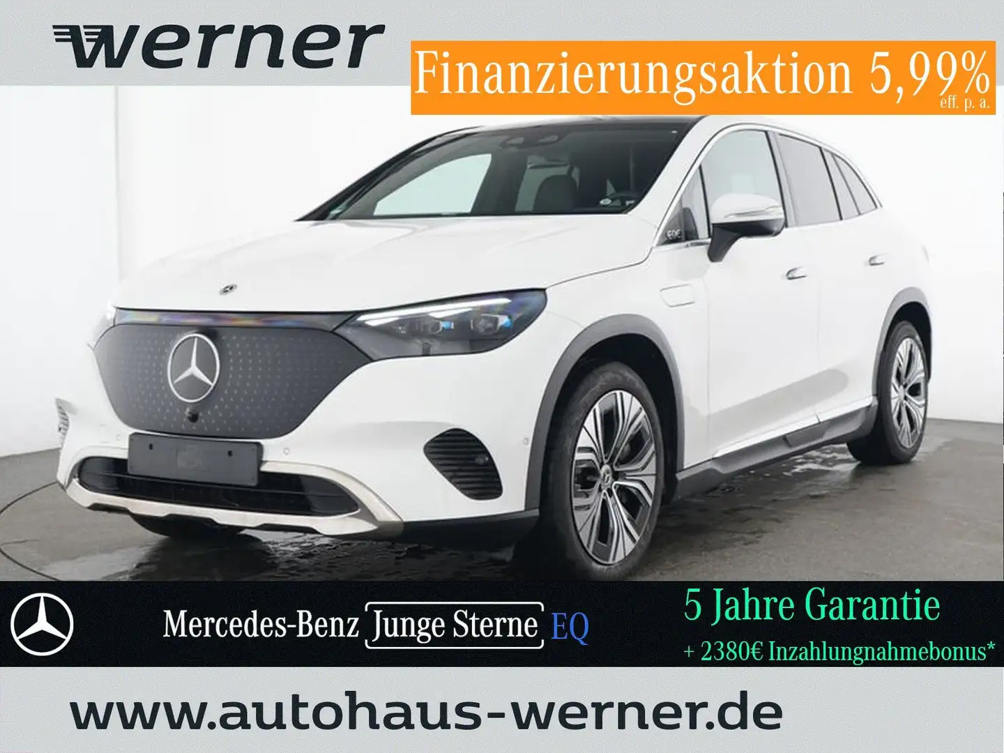 Mercedes-Benz EQE SUV EQE 350+ SUV EDITION EL-ART-PREMIUM AHK PANO 360 Blanco - 1