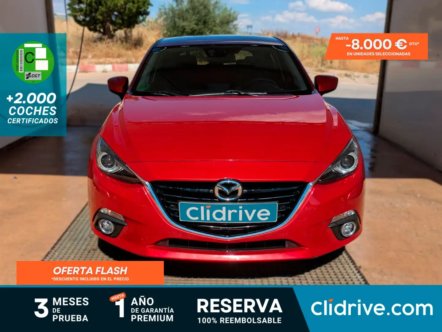 Mazda 3 2.2 Luxury Safety Rojo - 1