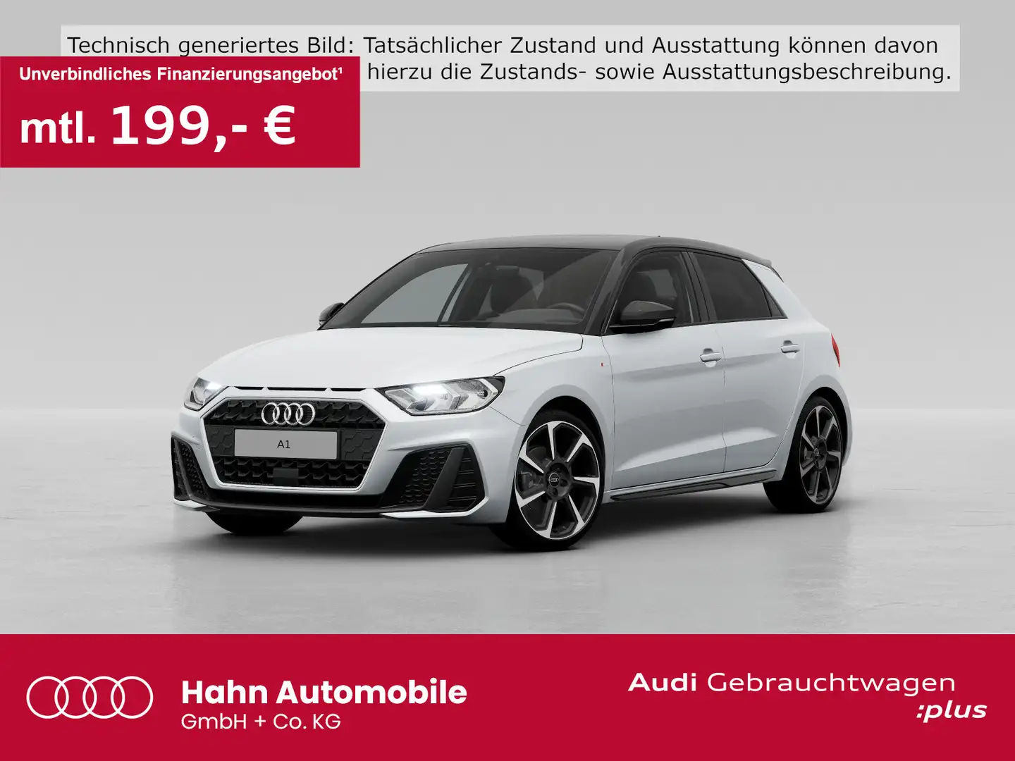 Audi A1 35TFSI S-trc S line Navi-Vorb Sitzh Weiß - 1