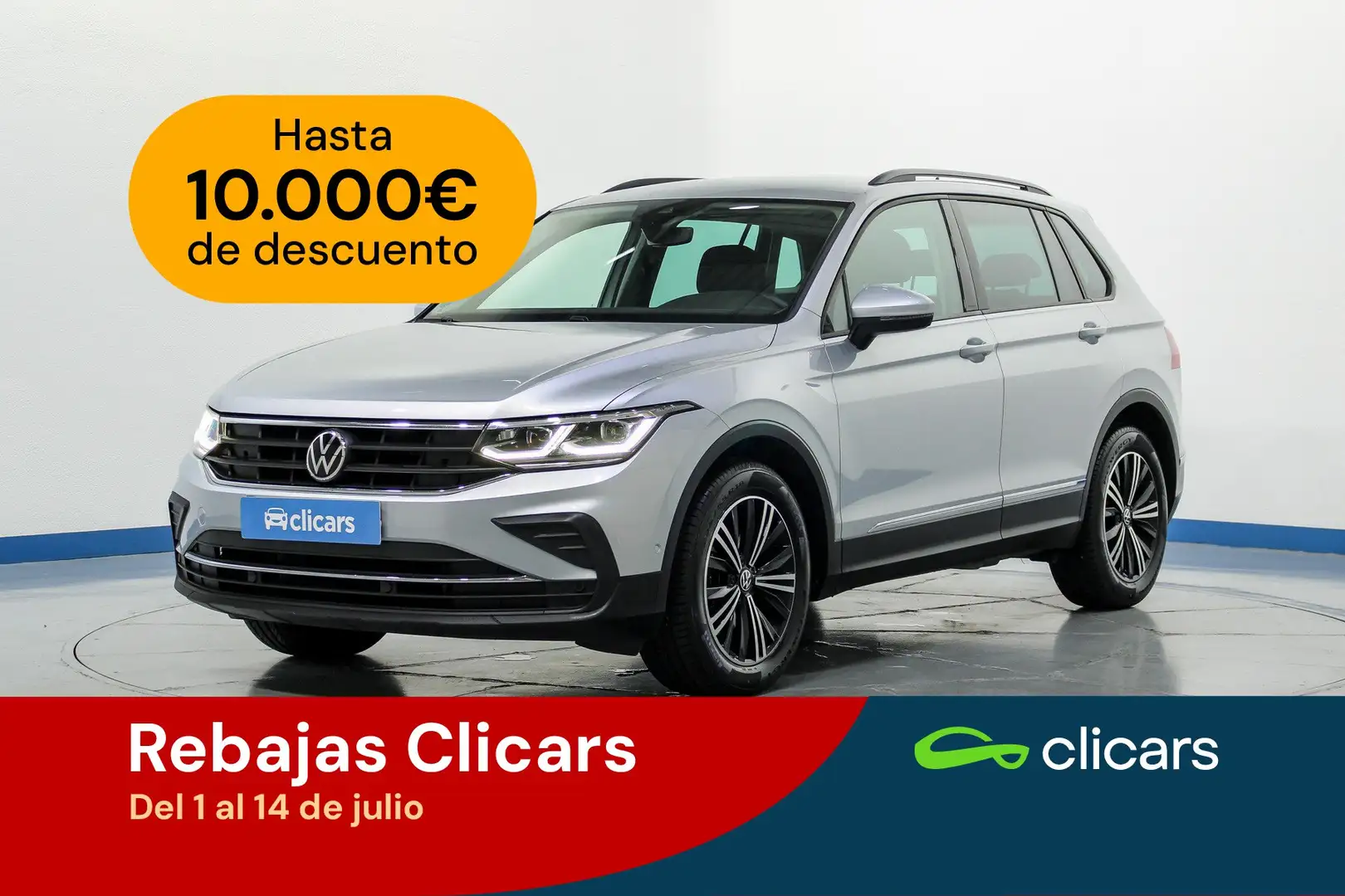 Volkswagen Tiguan 2.0TDI Life DSG 110kW Plateado - 1