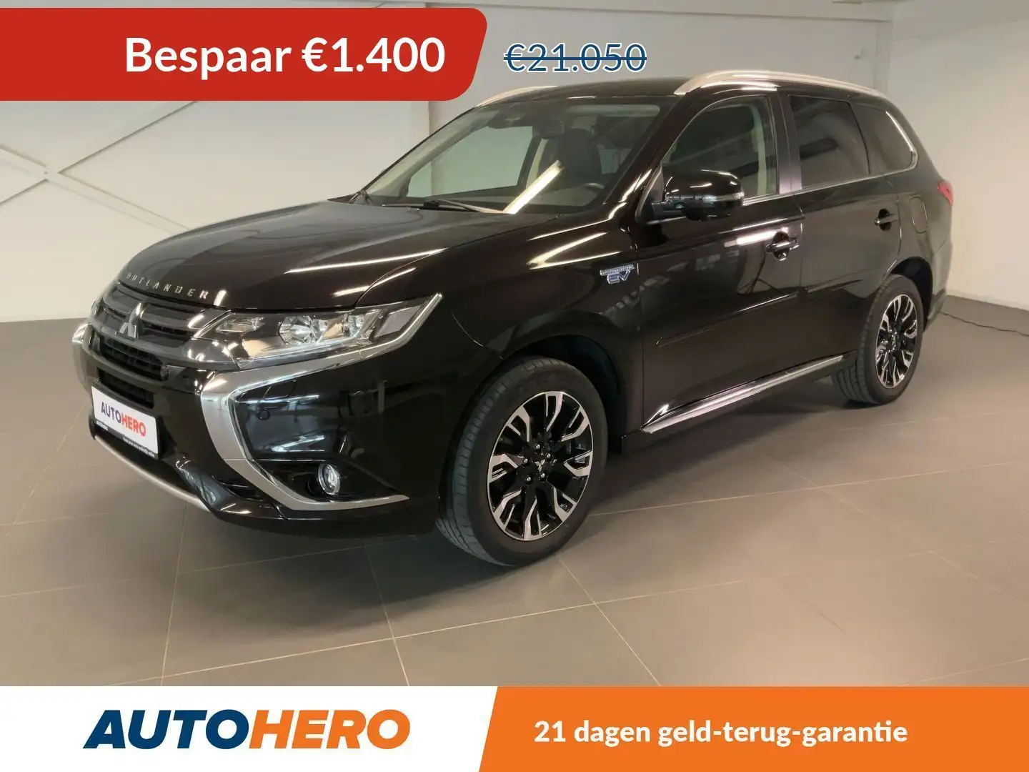 Mitsubishi Outlander 2.0 PHEV Top 4WD Zwart - 1