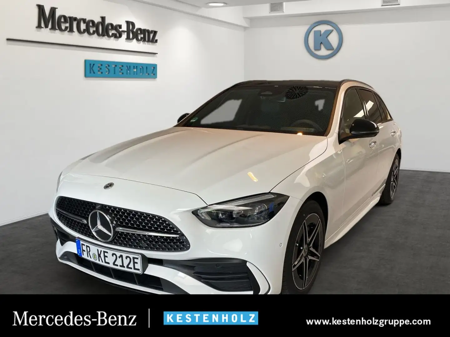 Mercedes-Benz C 300 de T-Modell AMG+AHK+PARK+DISTR+DIGITAL Weiß - 1