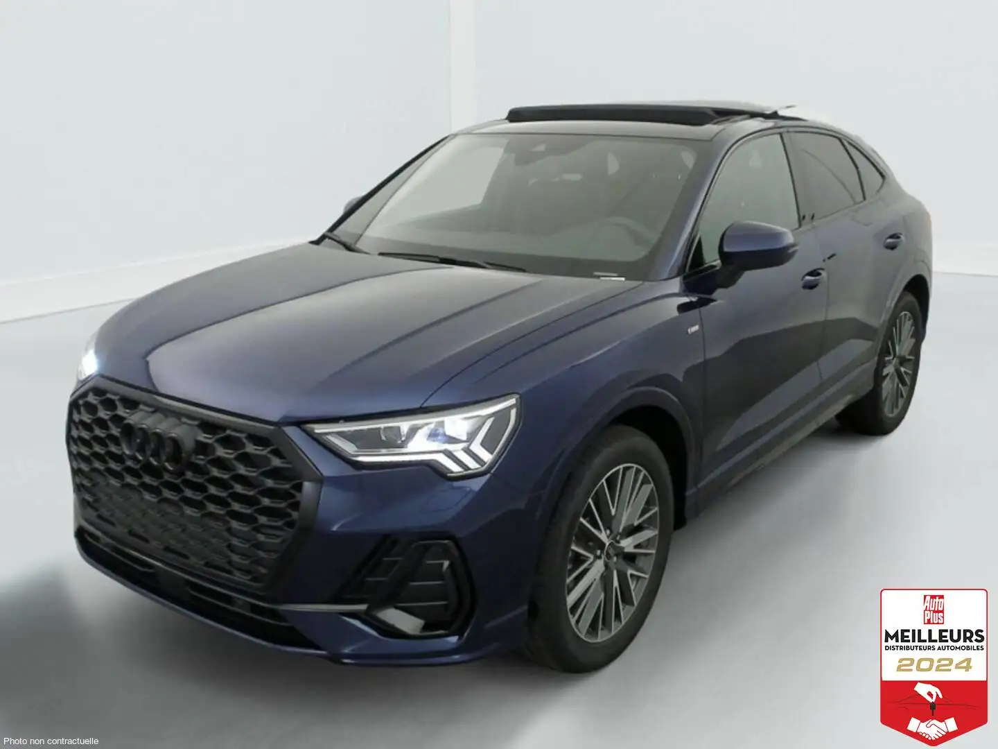 Audi Q3 35 TDI 150 ch S tronic 7 S line Bleu - 1