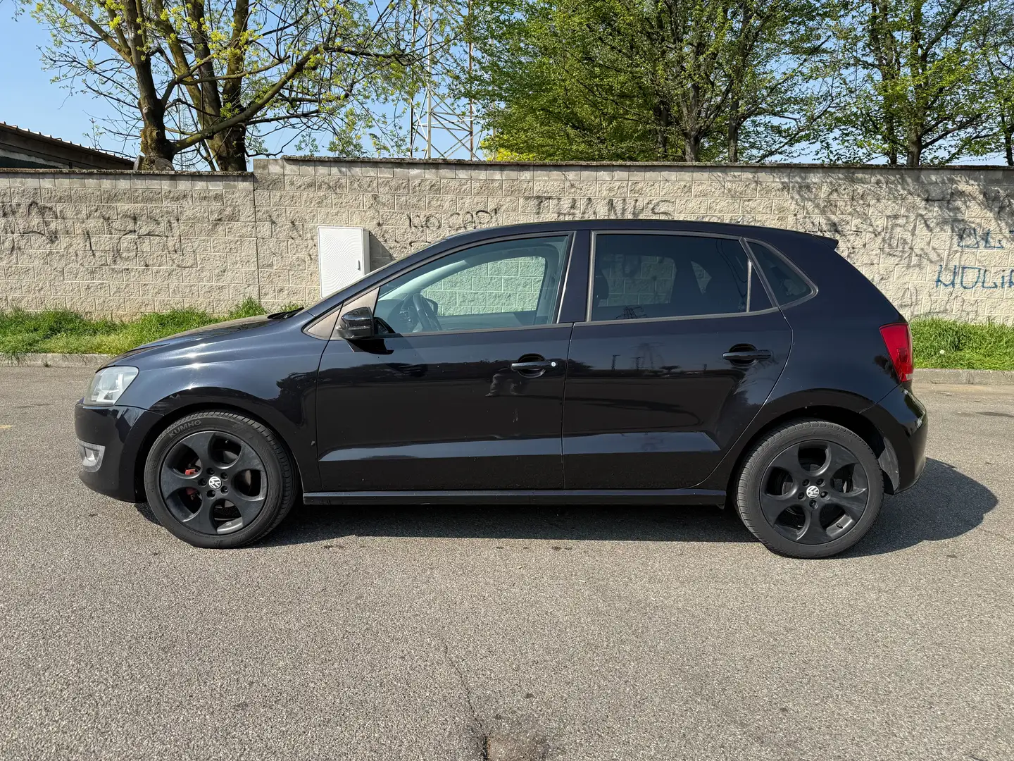 Volkswagen Polo Polo V 2009 5p 1.2 tdi Trendline Nero - 2