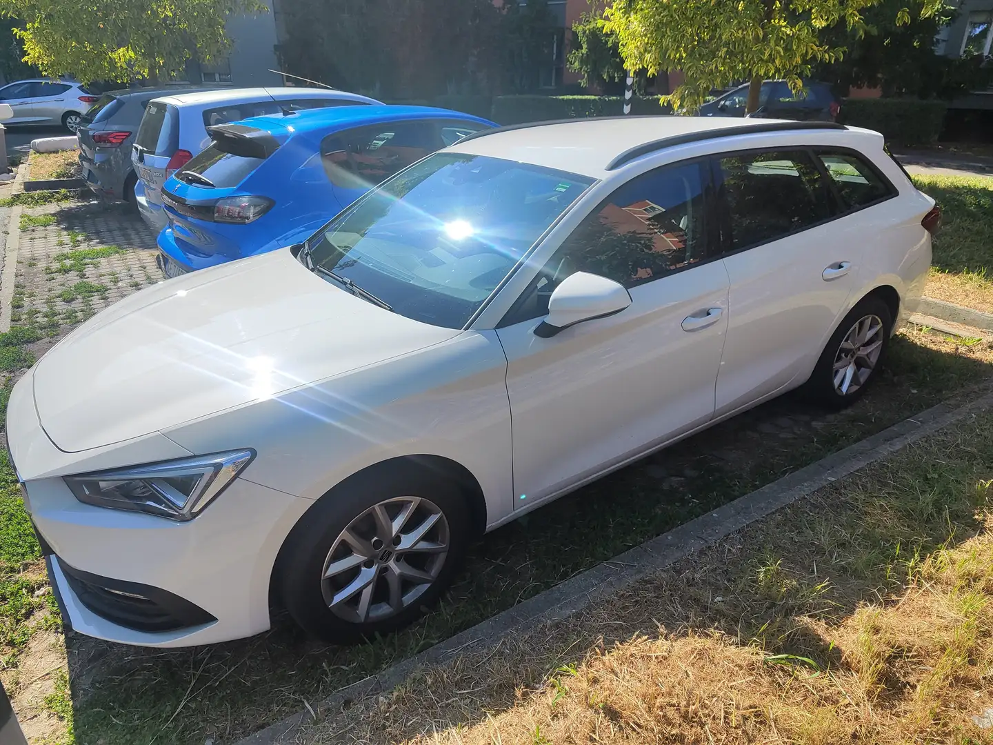 SEAT Leon IV 2022 Sportstourer1.0 etsi 110cv cambio automa Bianco - 2