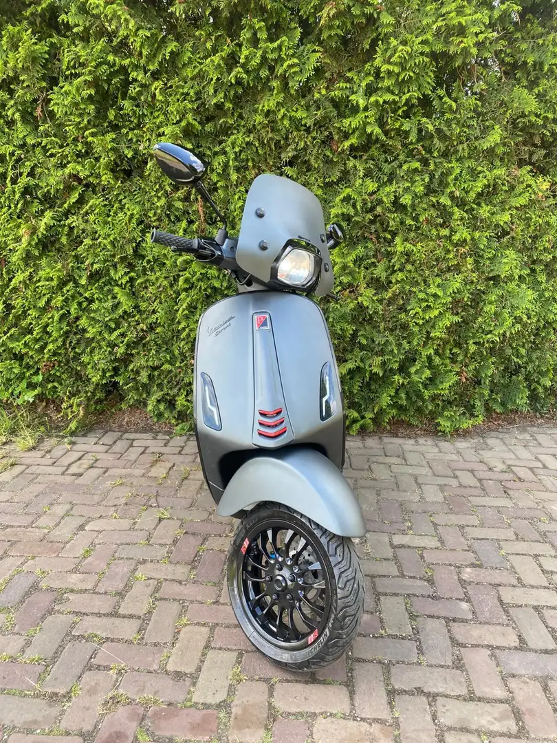 Vespa Sprint 50 80 cc Polini - Akrapovic - Gris - 2