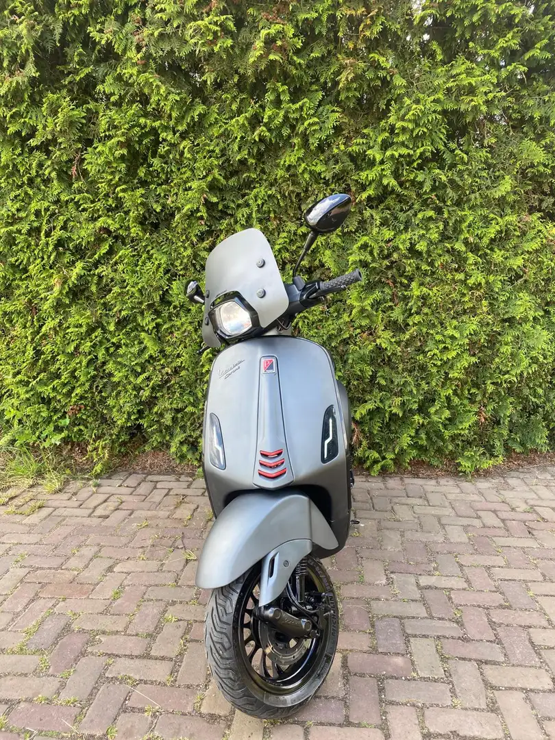 Vespa Sprint 50 80 cc Polini - Akrapovic - Gris - 1
