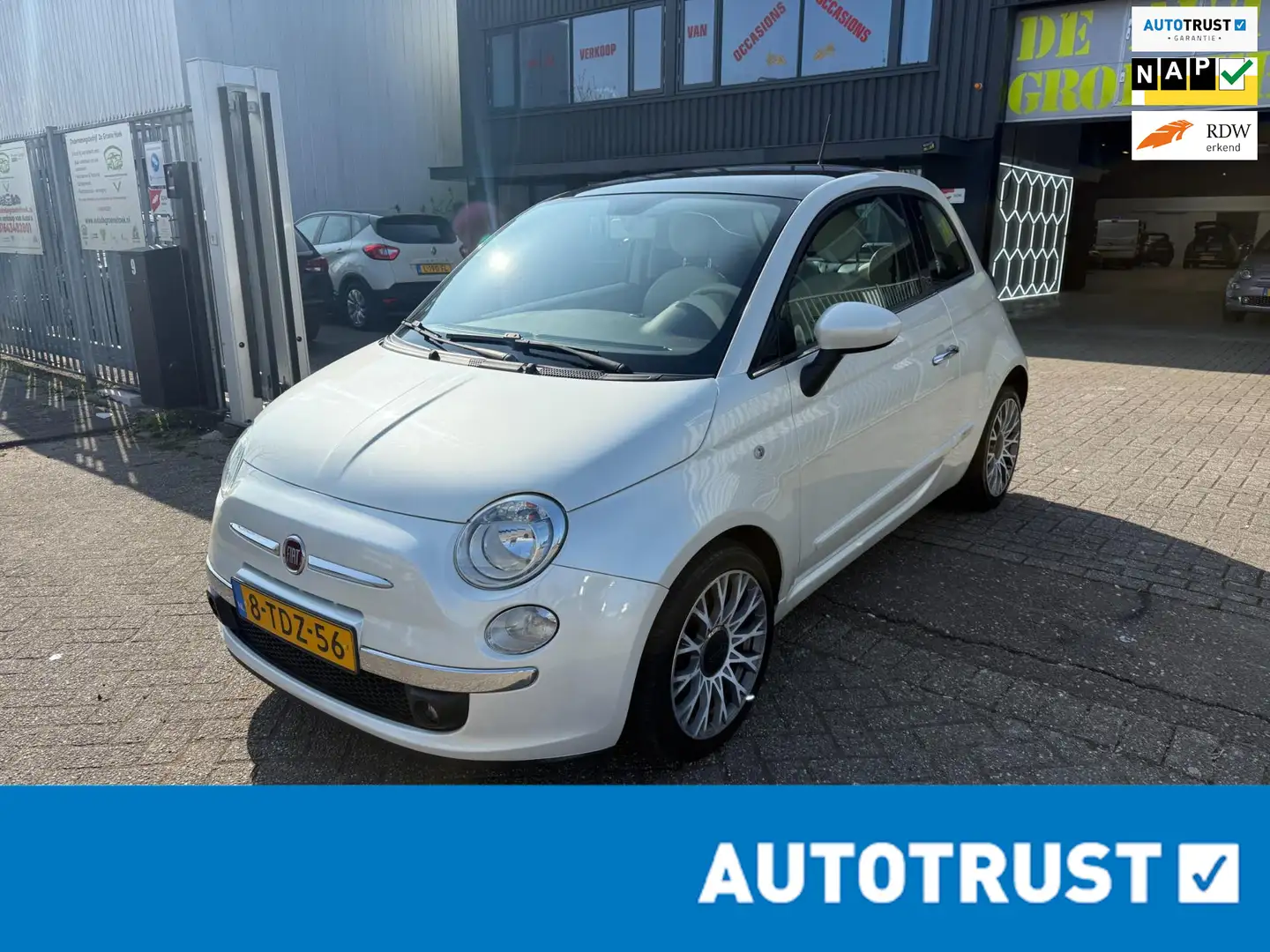 Fiat 500 0.9 TwinAir Lounge Blanco - 1