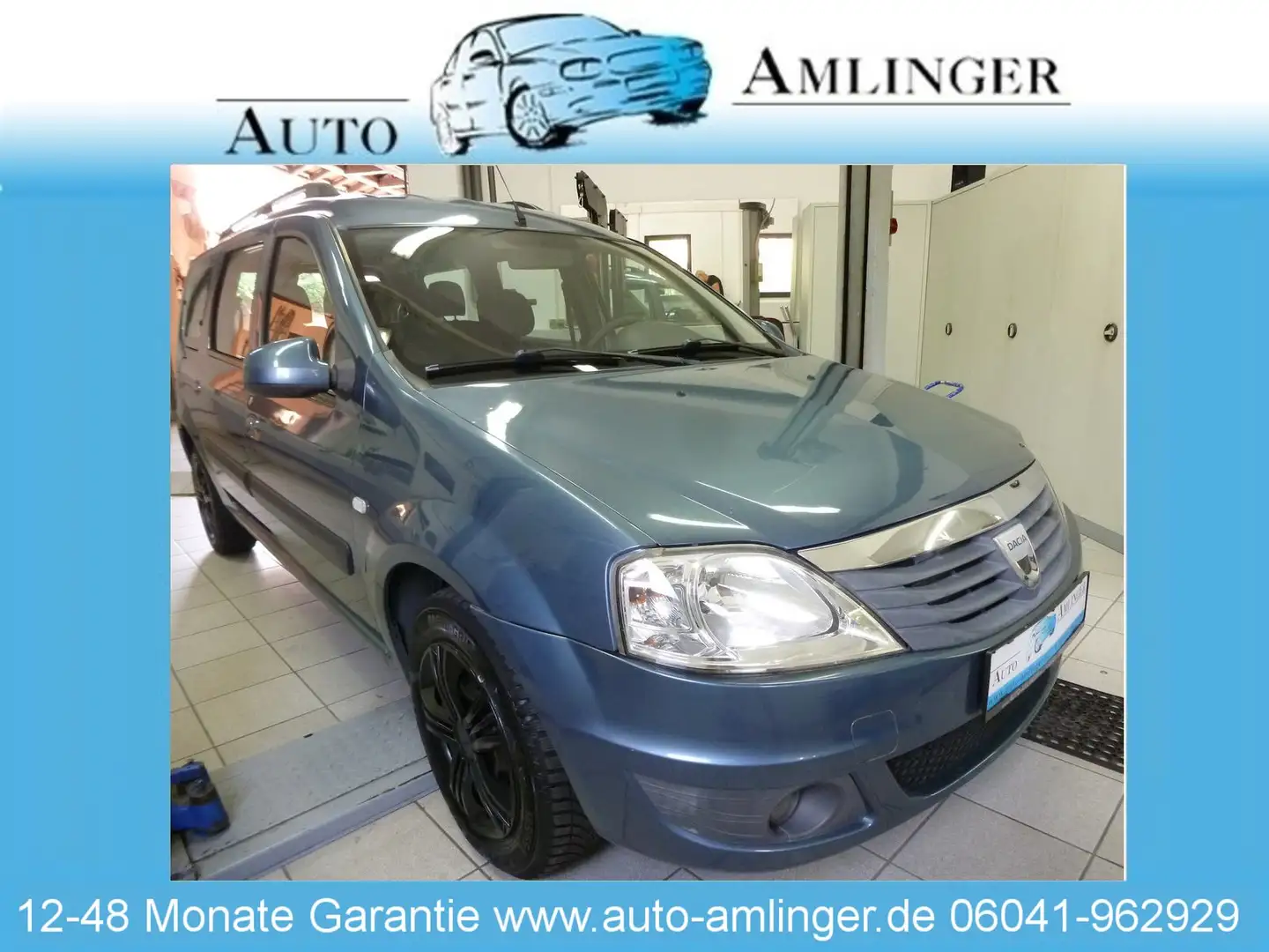 Dacia Logan Laureate 1.Hand Scheckheft 24 Mo Garantie Blau - 1