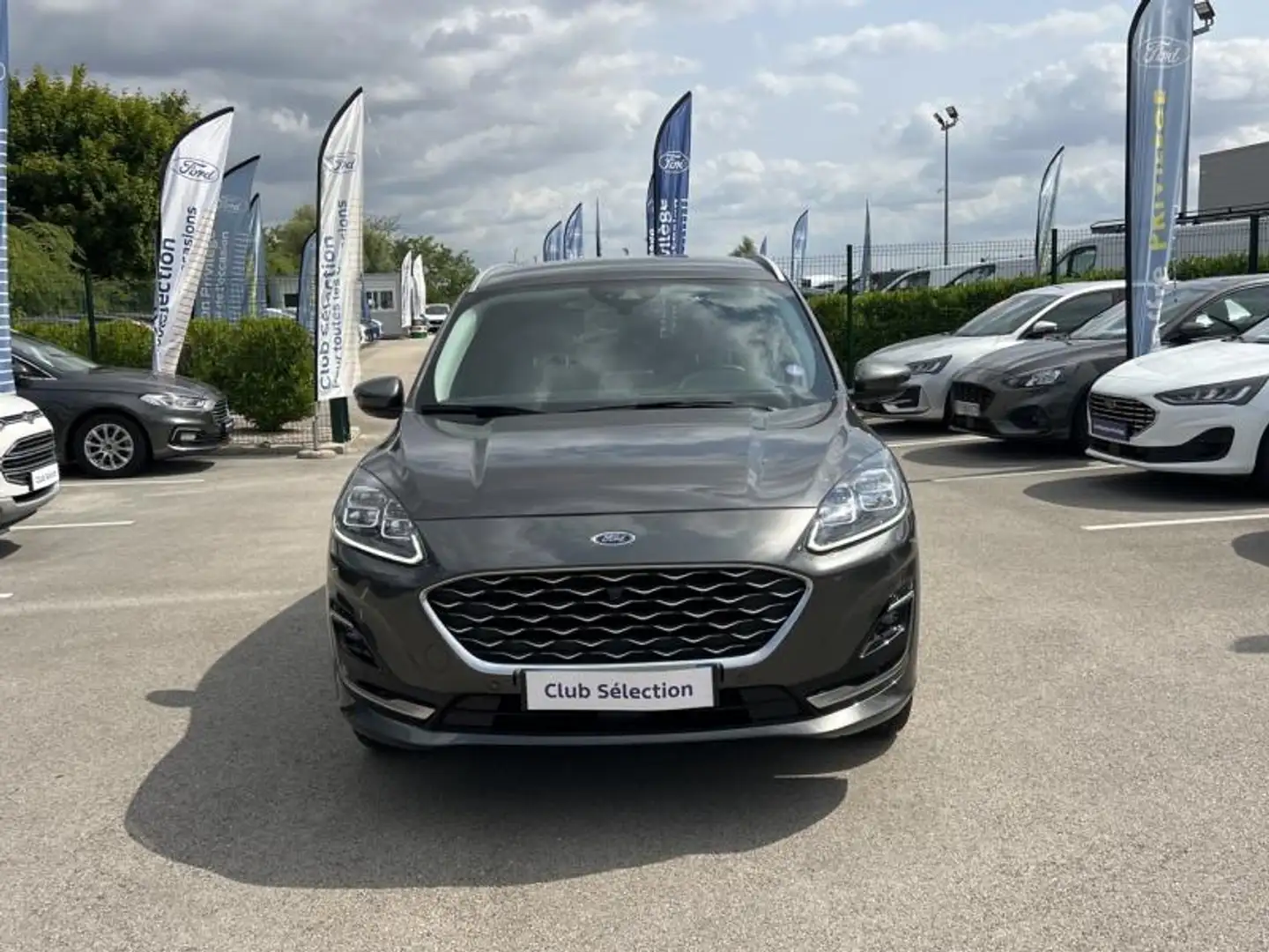 Ford Kuga 2.5 Duratec 190ch FHEV E85 Vignale BVA Gris - 2