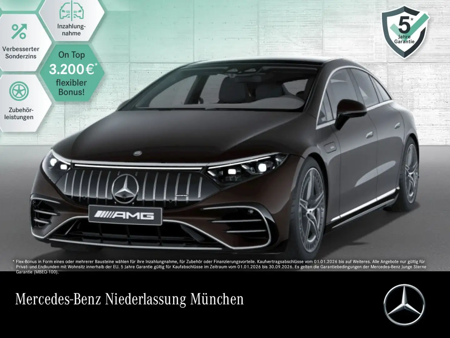 Mercedes-Benz EQS 53 AMG 4M Fahrass 360° Airmat Pano Burmester Schwarz - 1