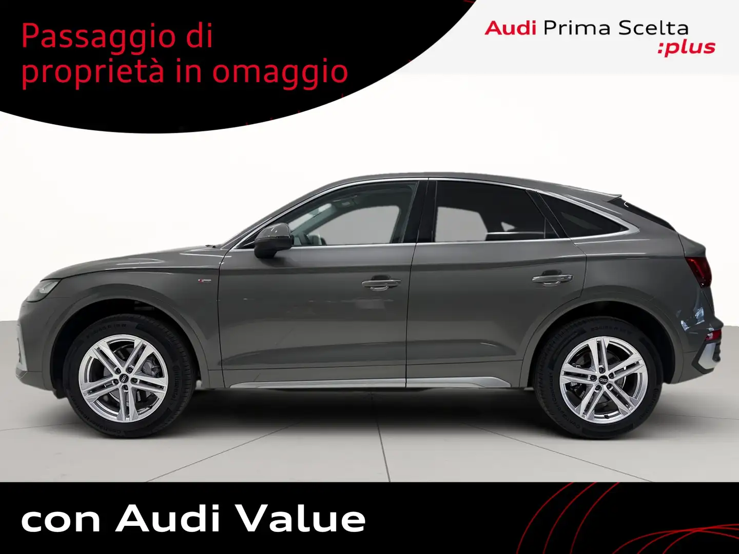 Audi Q5 sportback 40 2.0 tdi mhev 12v s line quattro s-tro Gris - 2