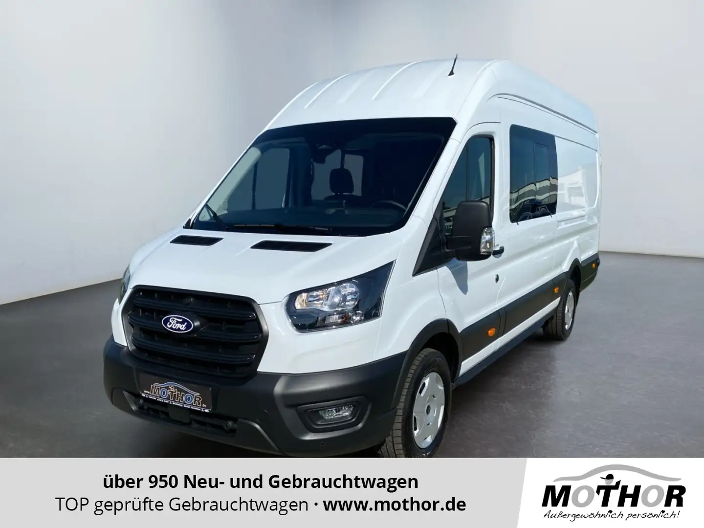 Ford Transit Trend 350 L4 2.0 EcoBlue TEMP KAM DAB Blanc - 1