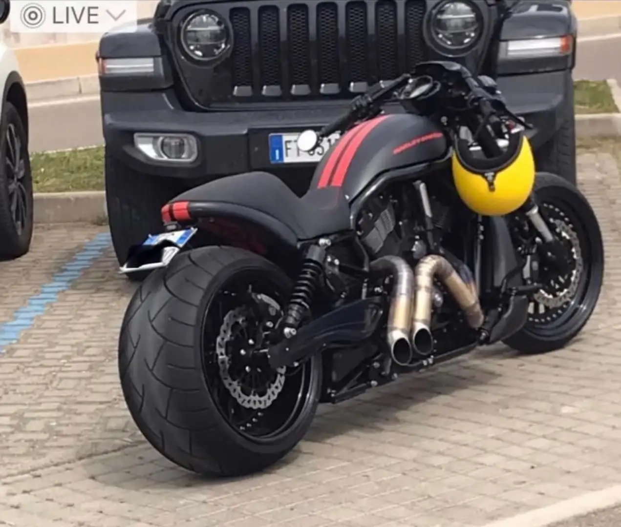 Harley-Davidson VRSC Night Rod night rod special  castomizzata con gomma 280 omol - 2