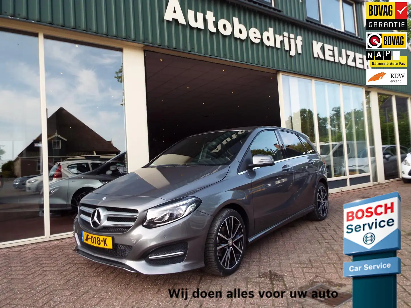 Mercedes-Benz B 180 Ambition AUTOMAAT-LED-NAVI-NL AUTO-12 MND BOVAG Gris - 1